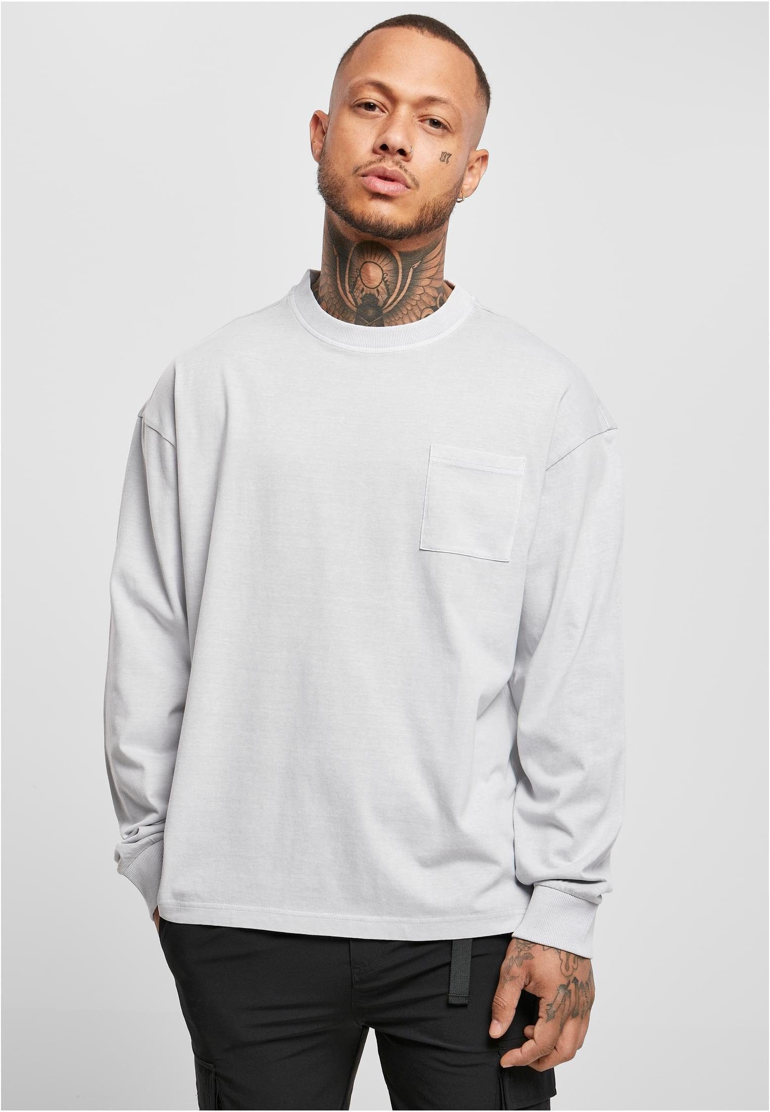 Longsleeve Pigment Dyed Pocket Longsleeve Männer Shirt langarm