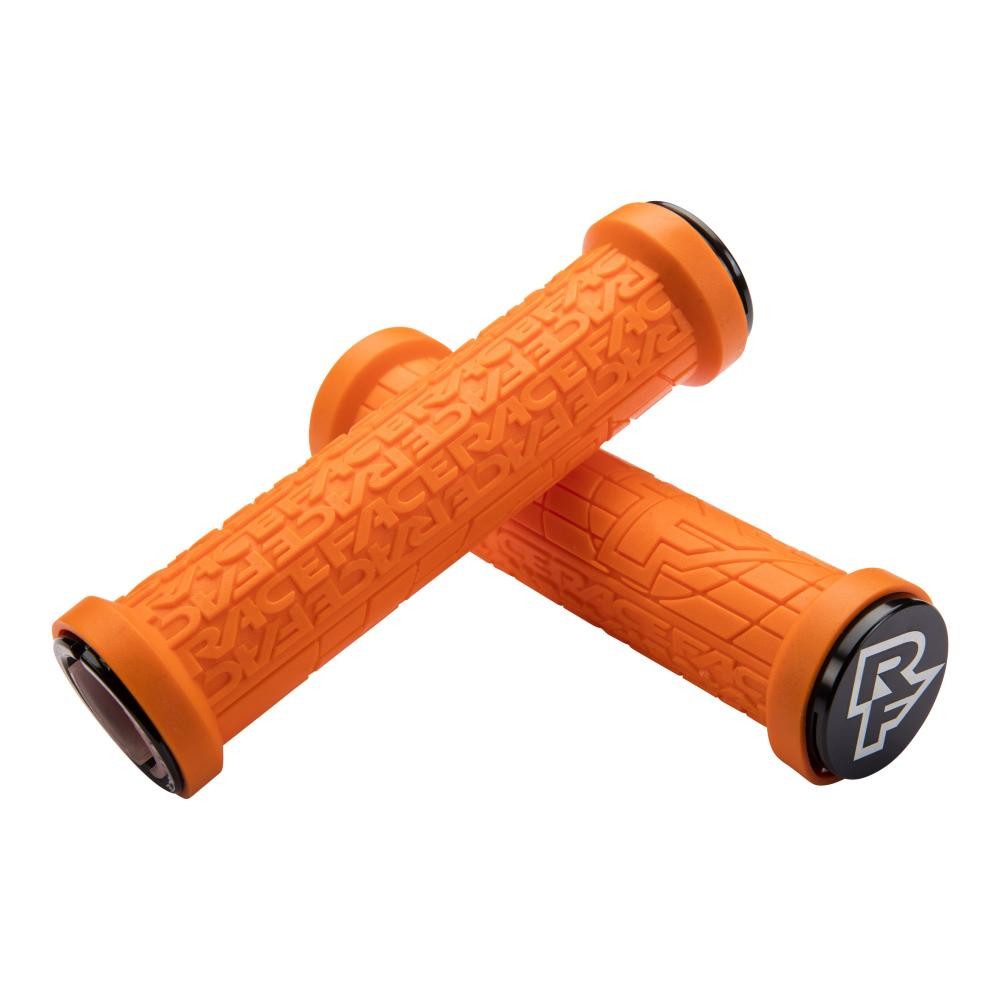 Race Face Fahrradlenkergriff Race Face Grippler Lock-On Griff, 33mm, orange - maximaler Halt und Ko