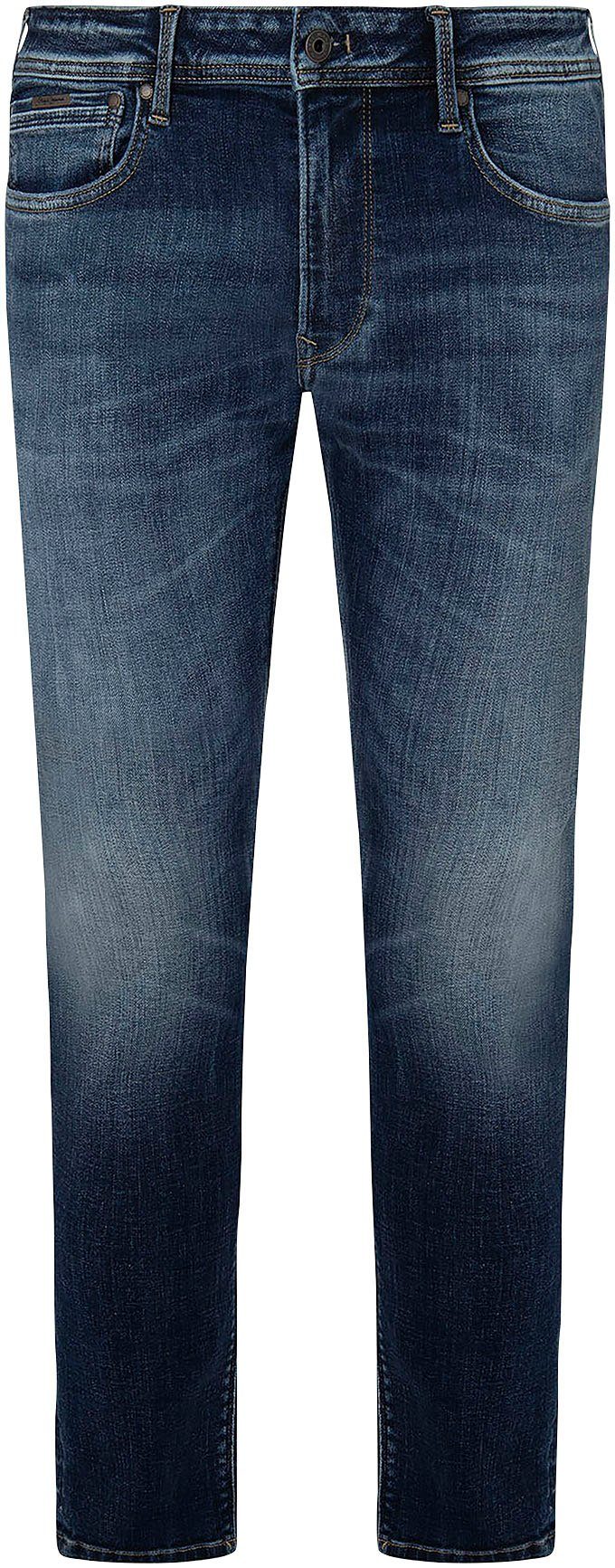 Pepe Jeans Tapered-fit-Jeans STANLEY darkused