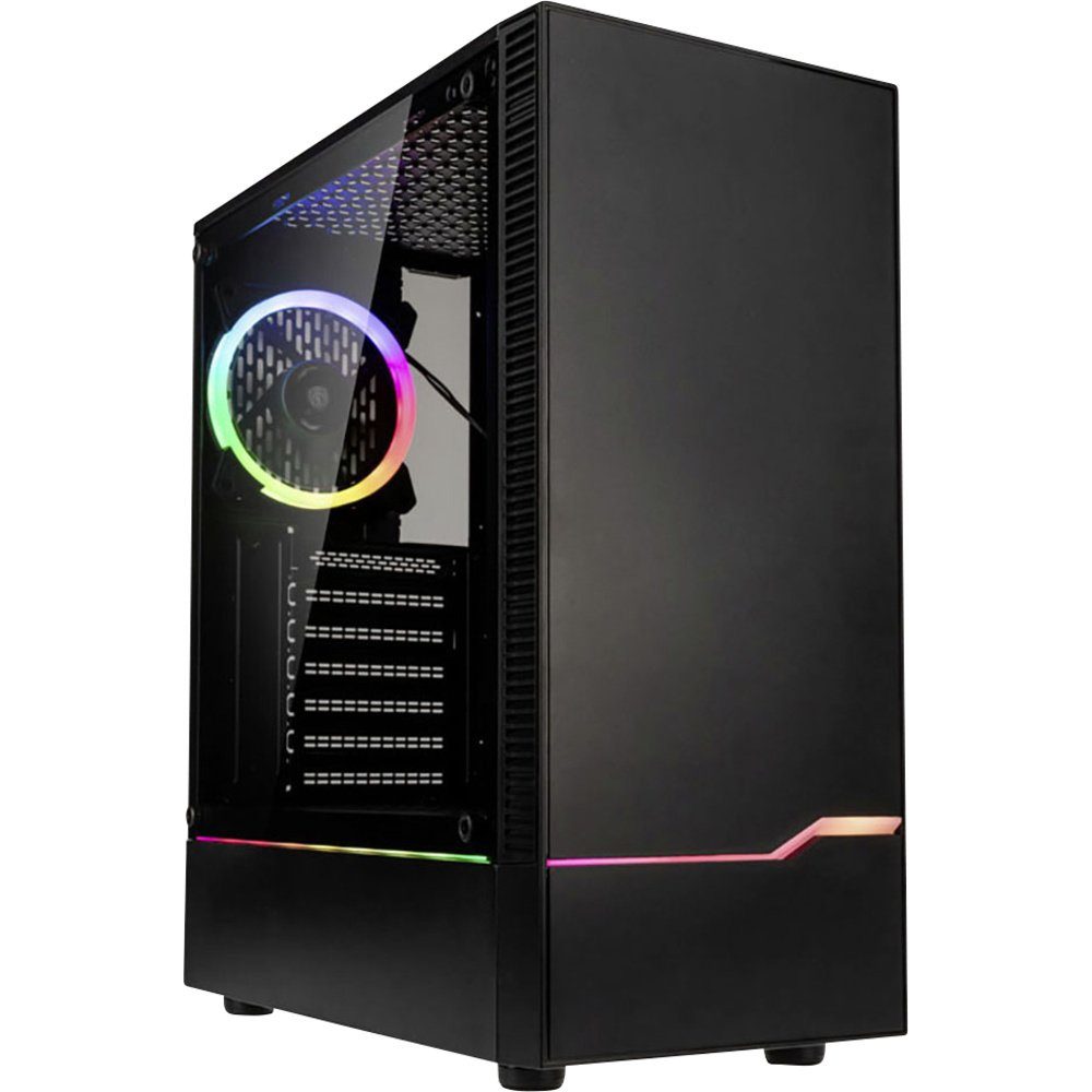 PC-Gehäuse Kolink INSPIRE K9 Midi-Tower Gaming-Gehäuse, Gehäuse Schwarz
