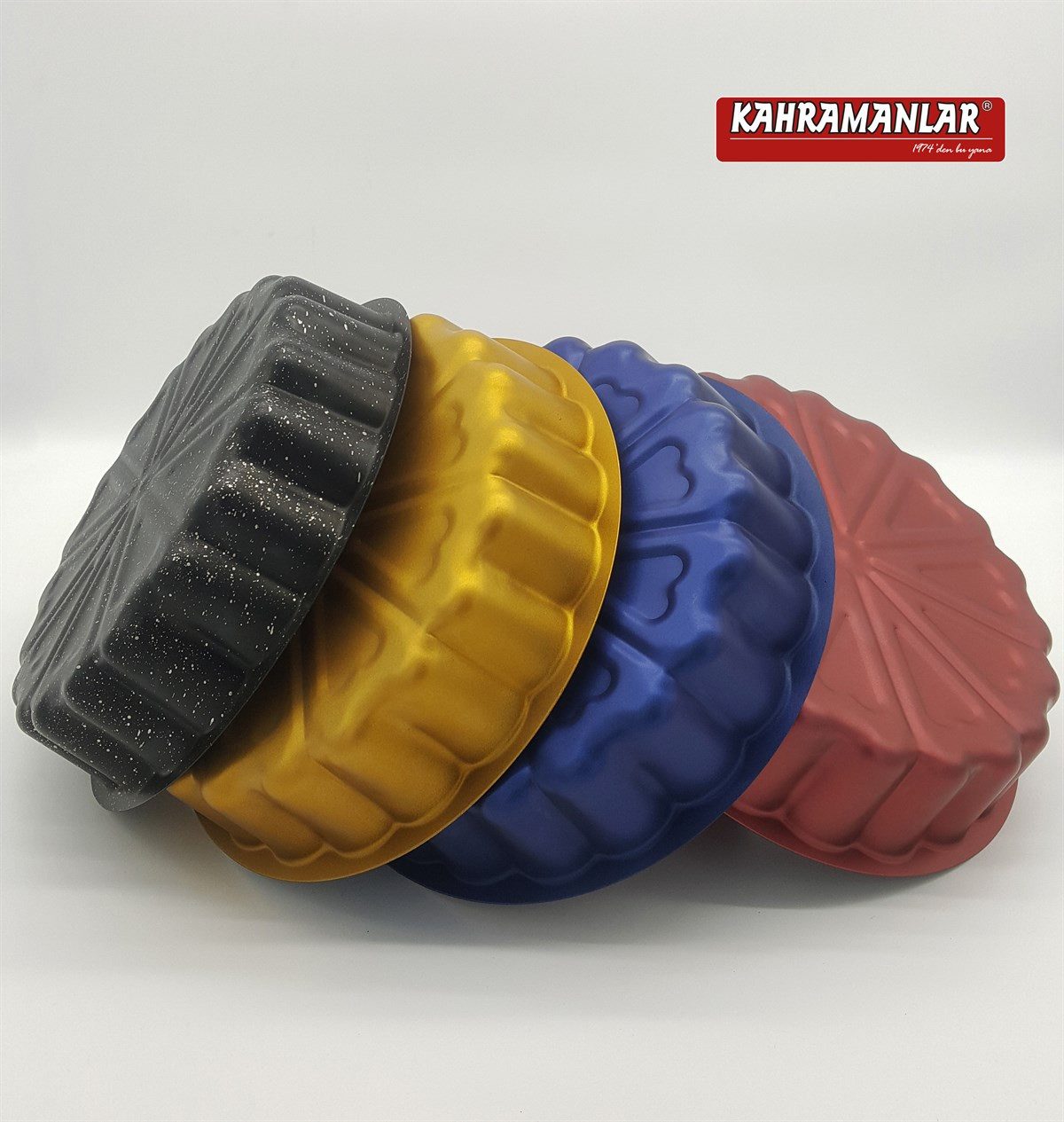 Kahramanlar Backform Kahramanlar Rote Granit-Backform für Torten und Tartes – Edelstahl, (1-tlg)