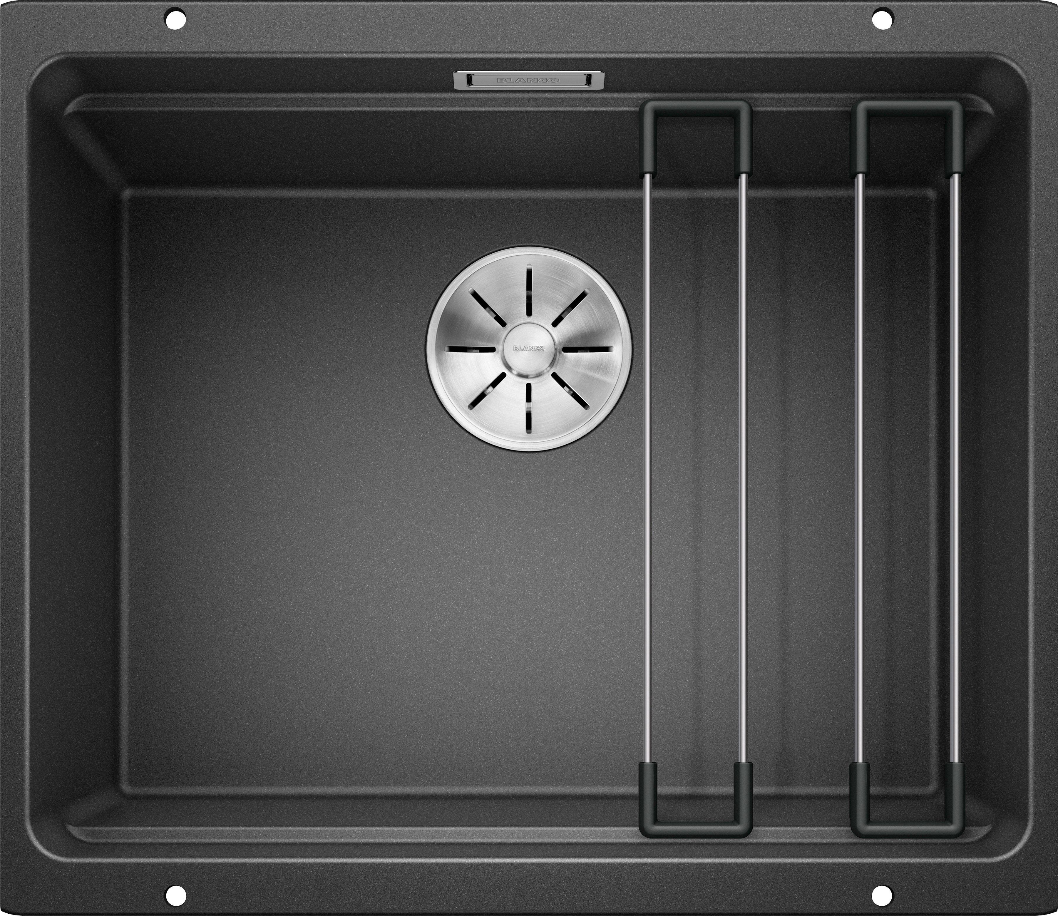 Blanco Granitspüle ETAGON 500-U, rechteckig, aus SILGRANIT®, mit 2 Etagon-Schienen