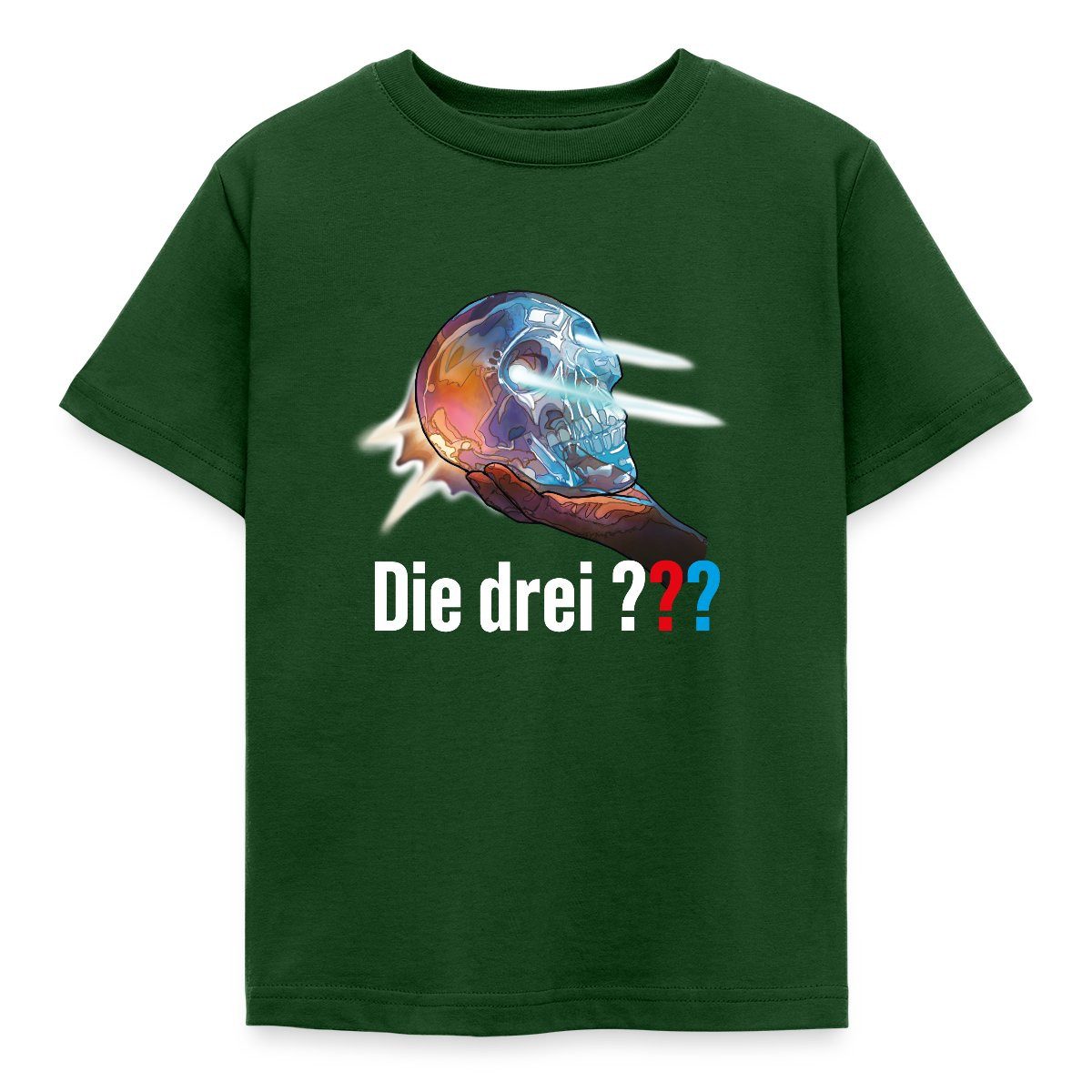 T-Shirt Die Drei Fragezeichen Der Kristallschädel Kinder T-Shirt