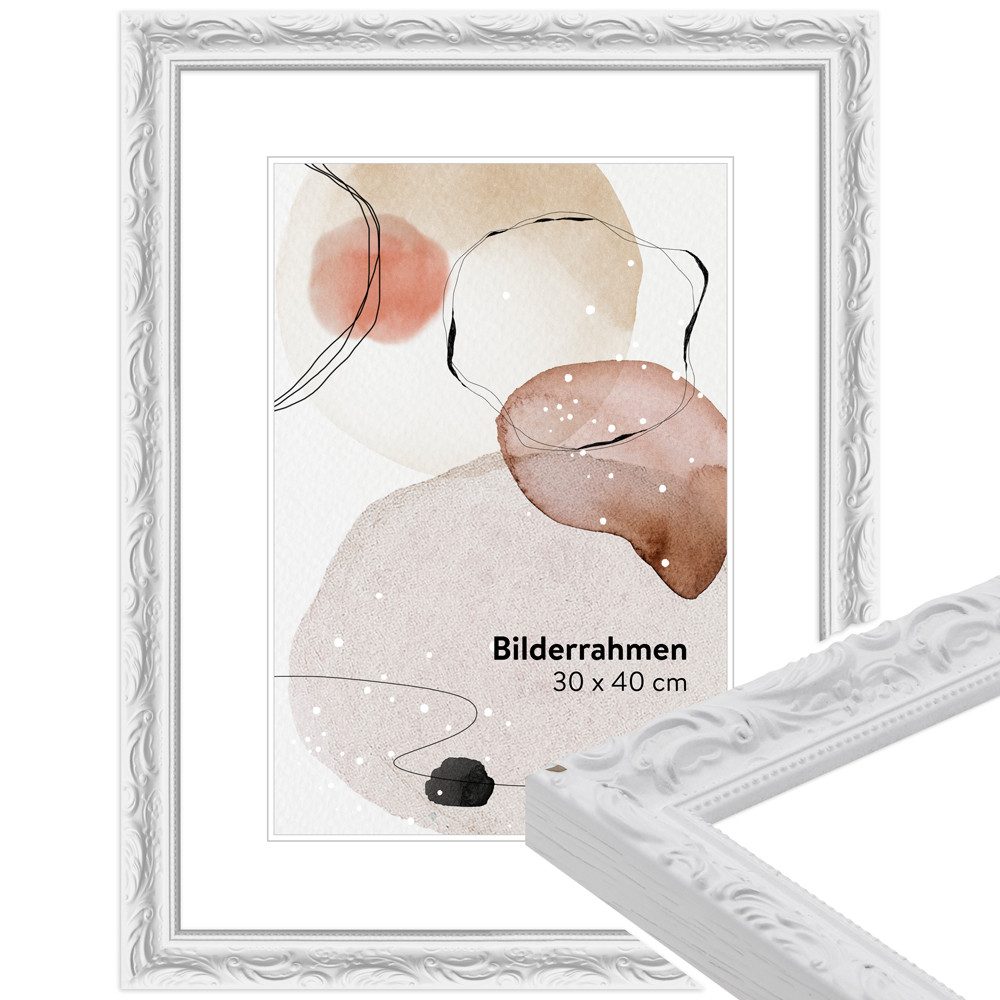 WANDStyle Bilderrahmen H530, Weiß, aus Massivholz günstig online kaufen