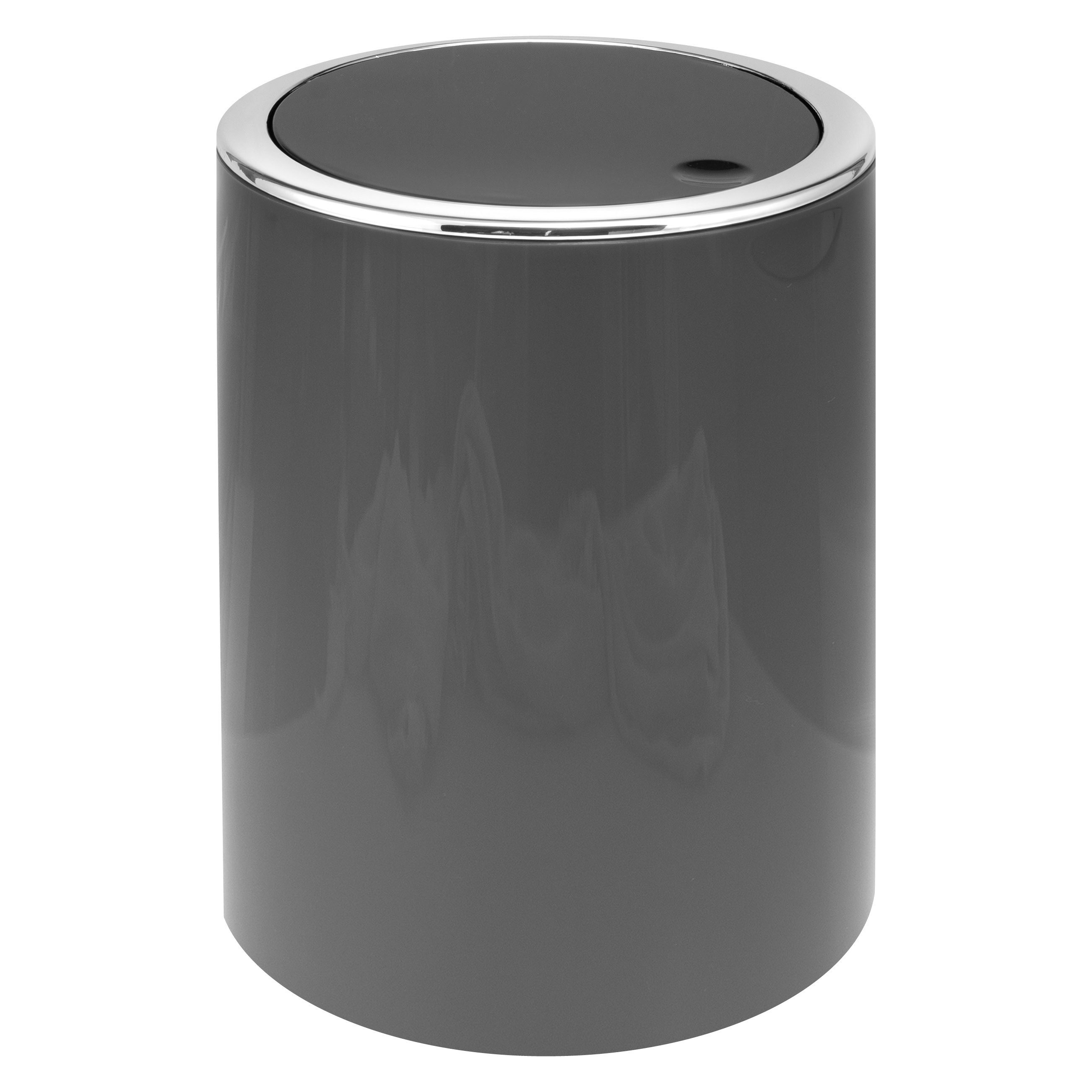 bremermann Kosmetikeimer SAVONA 5,5 Liter aus Kunststoff, rund - grau
