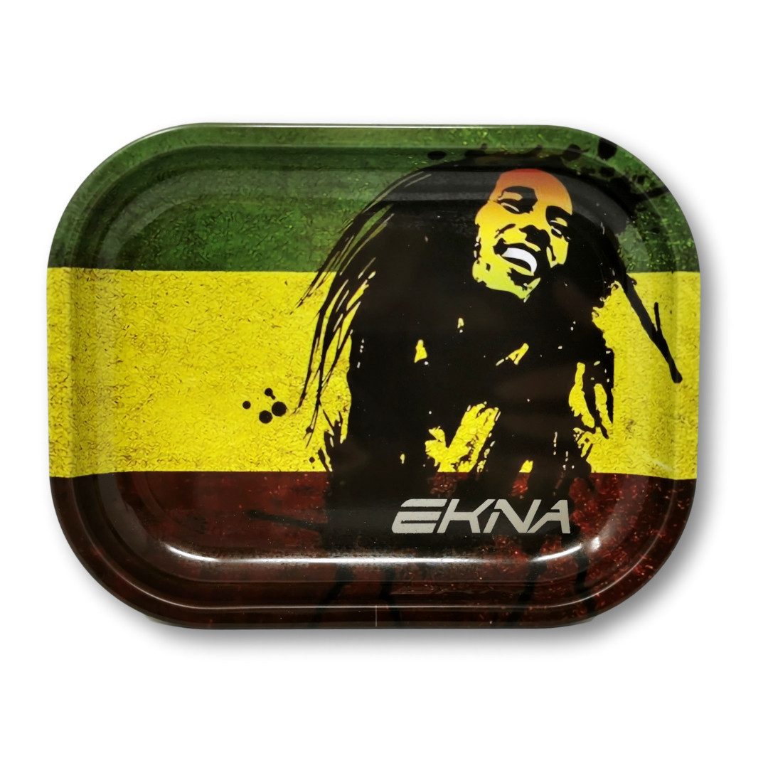 EKNA Tablett Rolling Tray - Drehunterlage - Bau Tablett - Bröselschale, Metall, (1-tlg), Randhöhe 1,6cm!