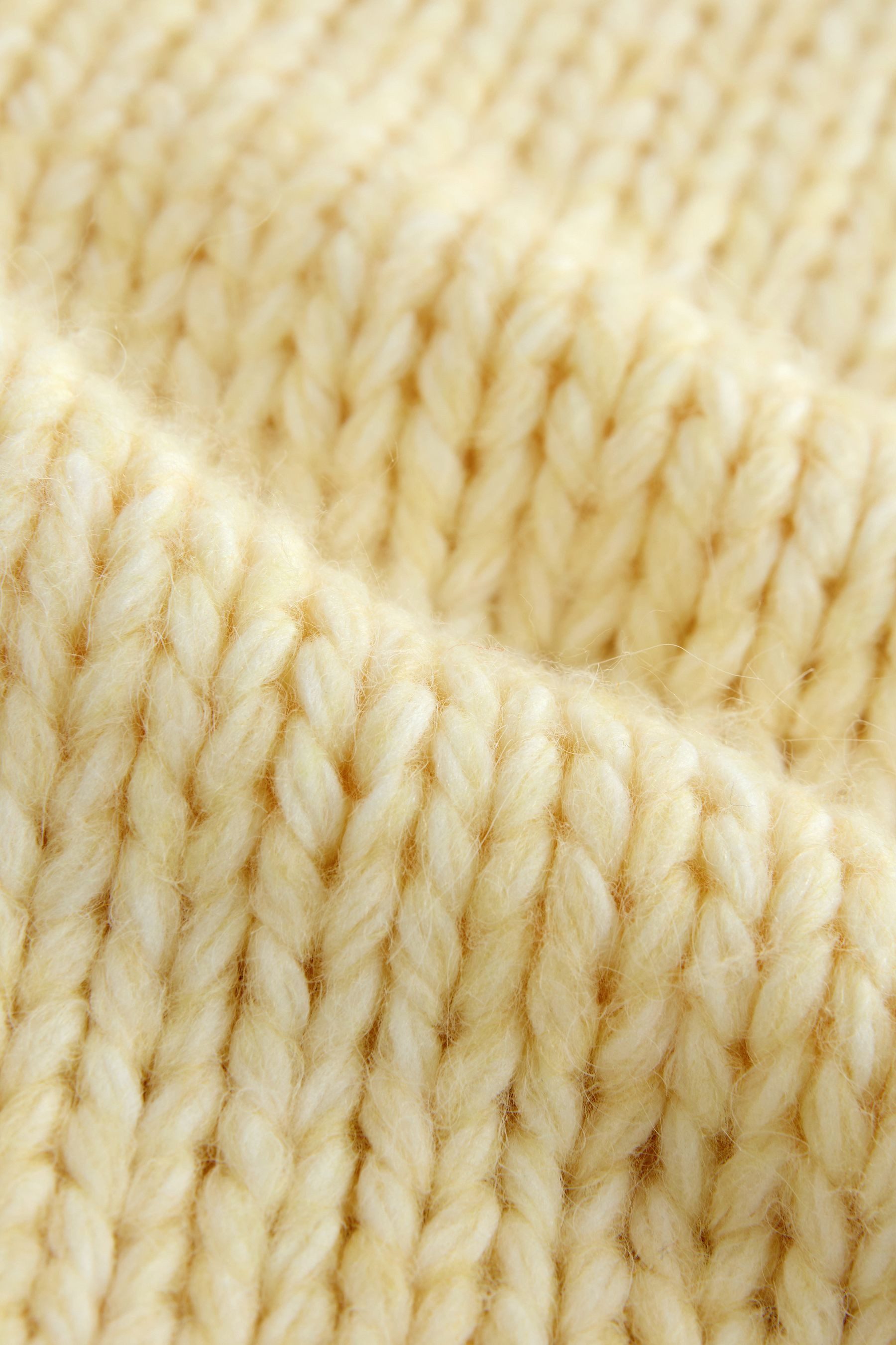 Next Strickjacke Weiche Strickjacke im Grobstrick mit Wolle (1-tlg)