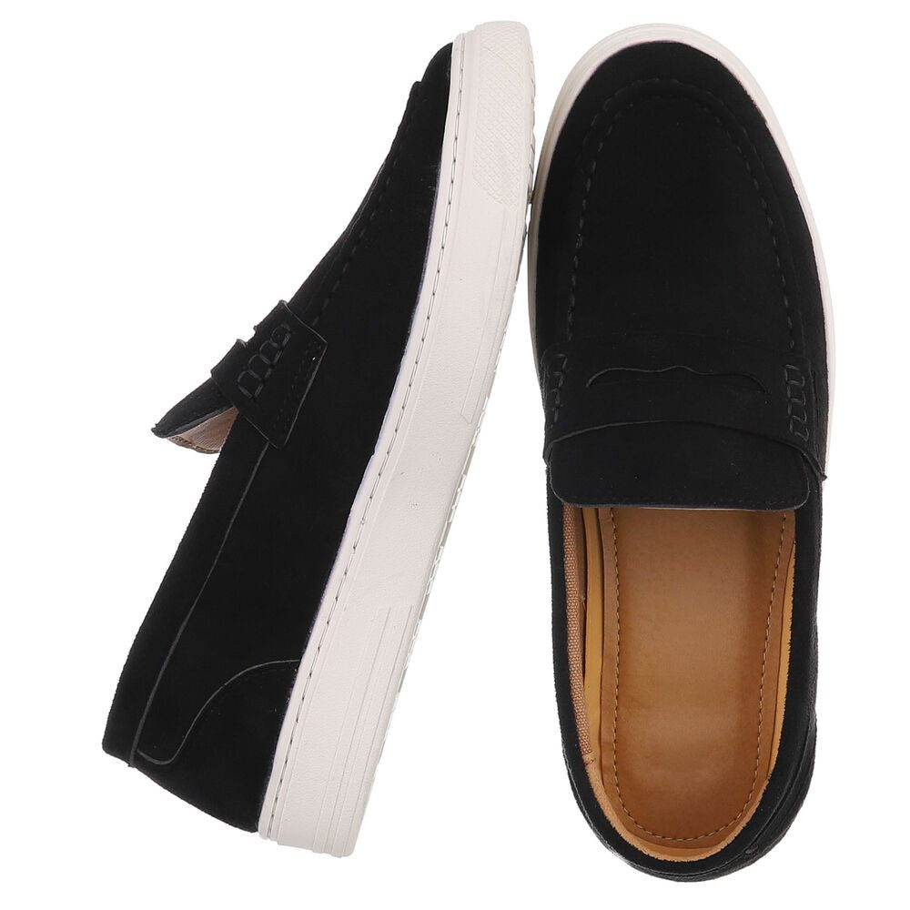 Coolwalk Herren Slip-On Mokassin-Slipper mit Komfortsohle Slipper (91563694) Flach Slipper in Schwarz – Bild 2 von 5