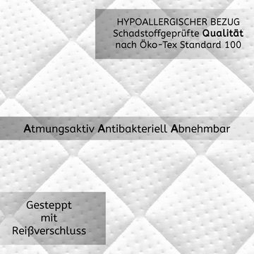 Kindermatratze Matratze Komfort Plus Made in Germany, Stillerbursch, 10 cm hoch, (1-tlg), Härtegrad 2, 120 x 60 Bezug waschbar atmungsaktiv beidseitig nutzbar