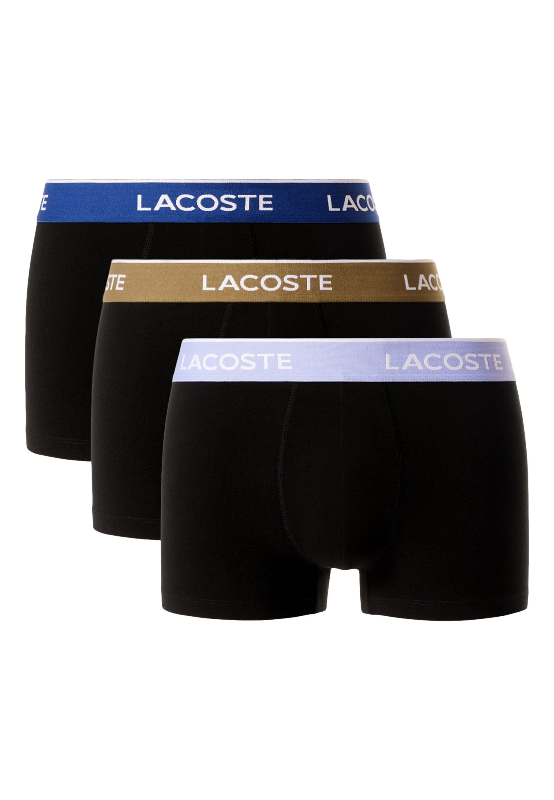 Lacoste Boxershorts Boxershorts Unterhosen 3-Pack (3-St)
