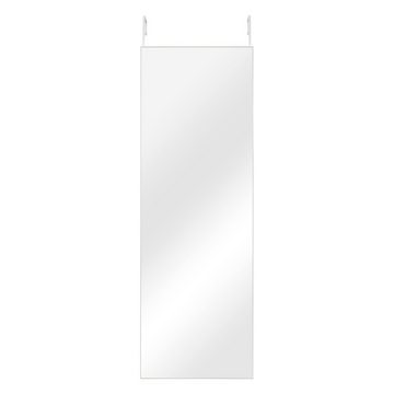 en.casa Wandspiegel, »Lesina« Türspiegel 120x40cm mit 2 Haken Weiß