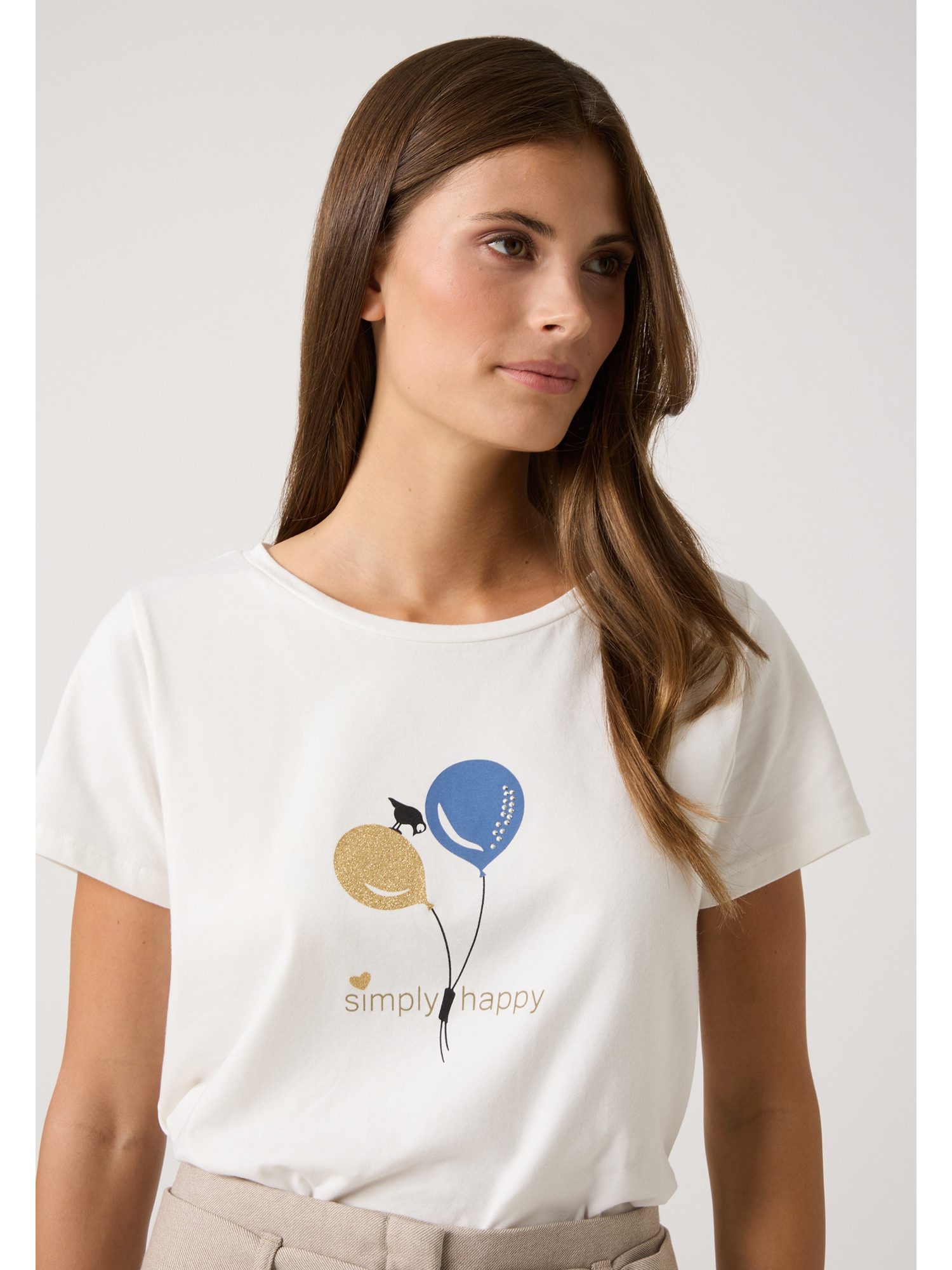 MORE&MORE Kurzarmshirt Baumwoll-Kurzarmshirt günstig online kaufen