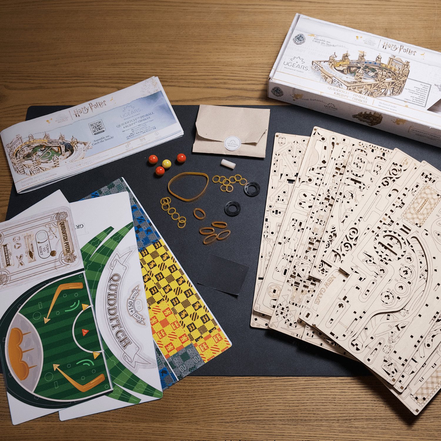 UGEARS Modellbausatz Ugears Quidditch? Pinball Harry Potter Mechanisches Ho günstig online kaufen