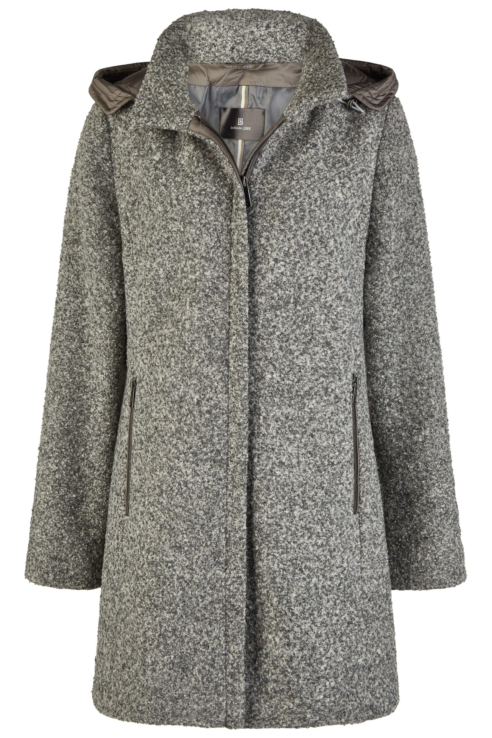 Kurzjacke Jacke (Wolle) mit Kapuze