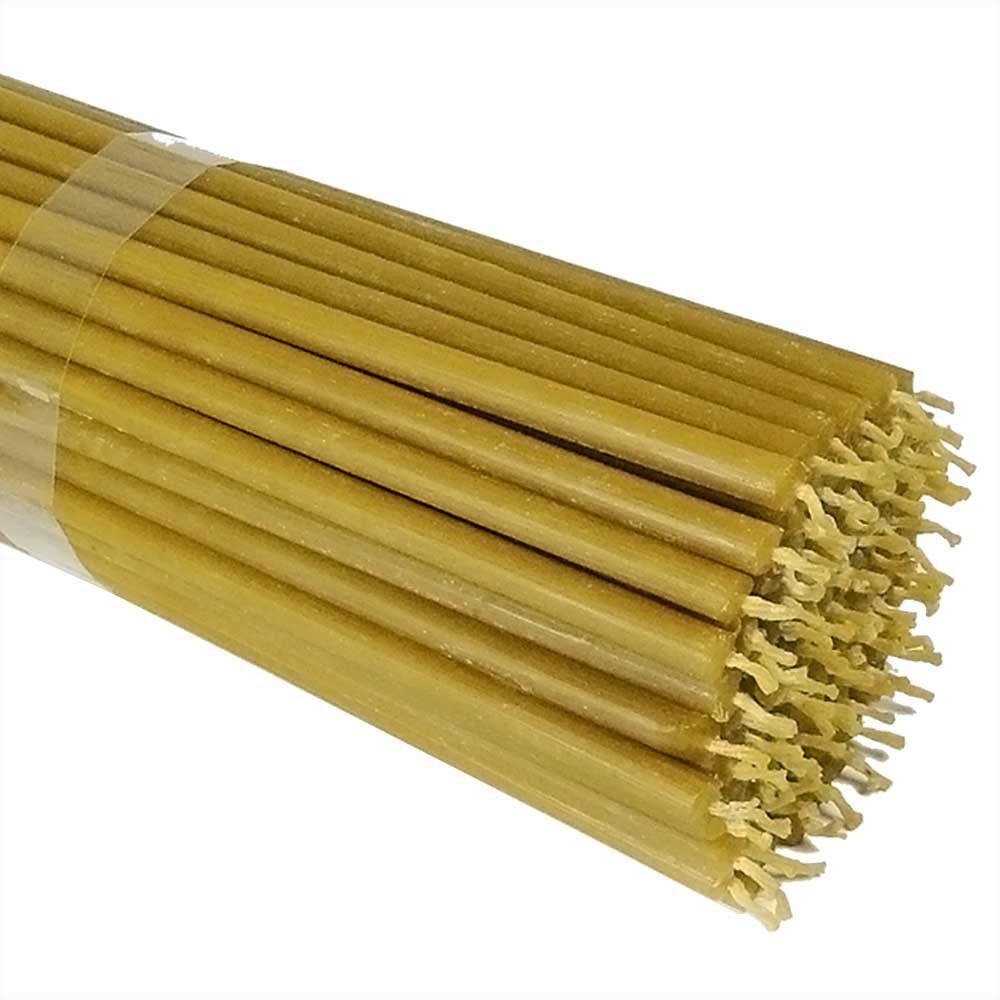 NKlaus Bienenwachskerze 990g (ca. 100 St) Bienenwachs Ruß Tropffrei 24,5cm günstig online kaufen