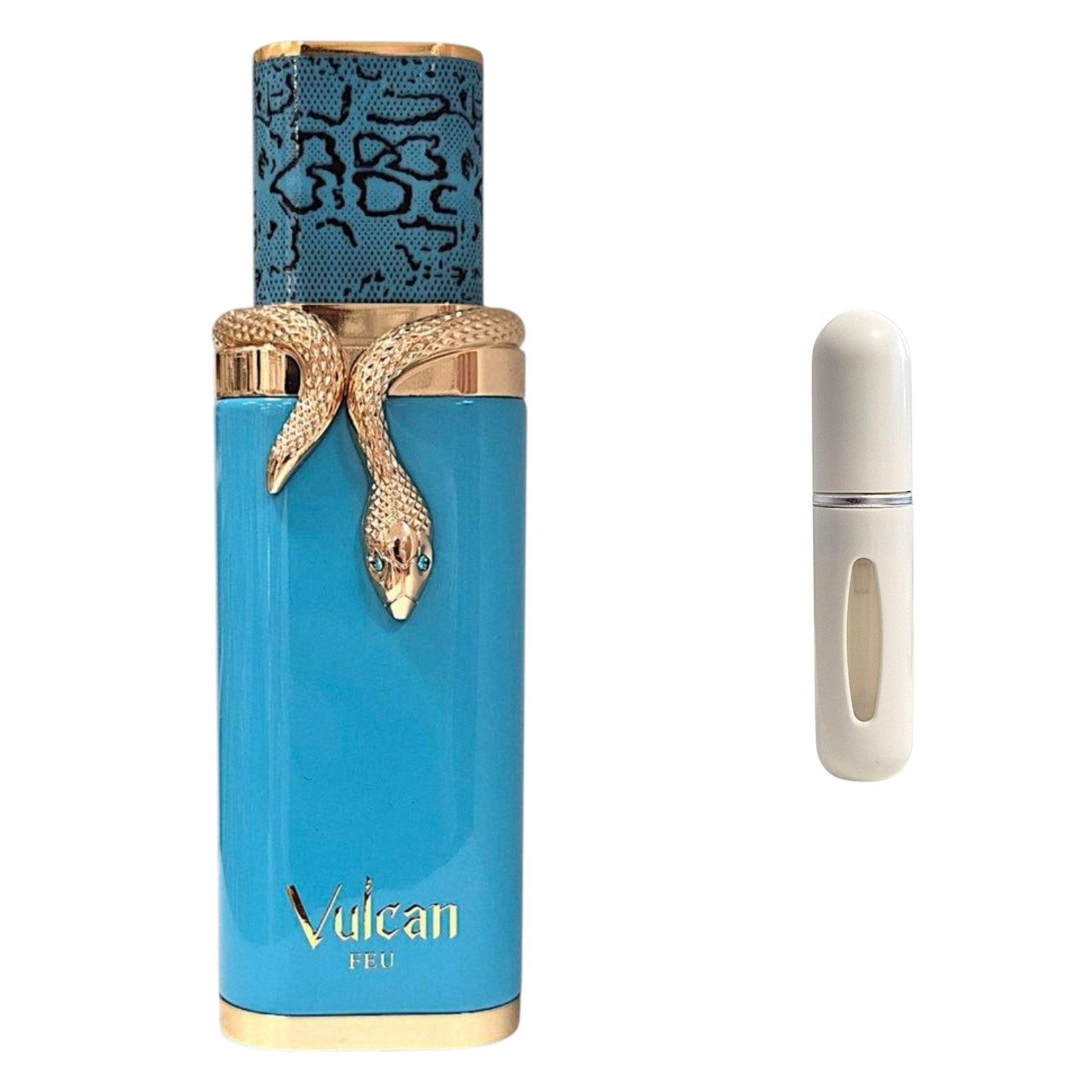 French Avenue Duft-Set Vulcan Feu, Baie, Sable Eau de Parfum 100ml + Parfümzerstäuber leer