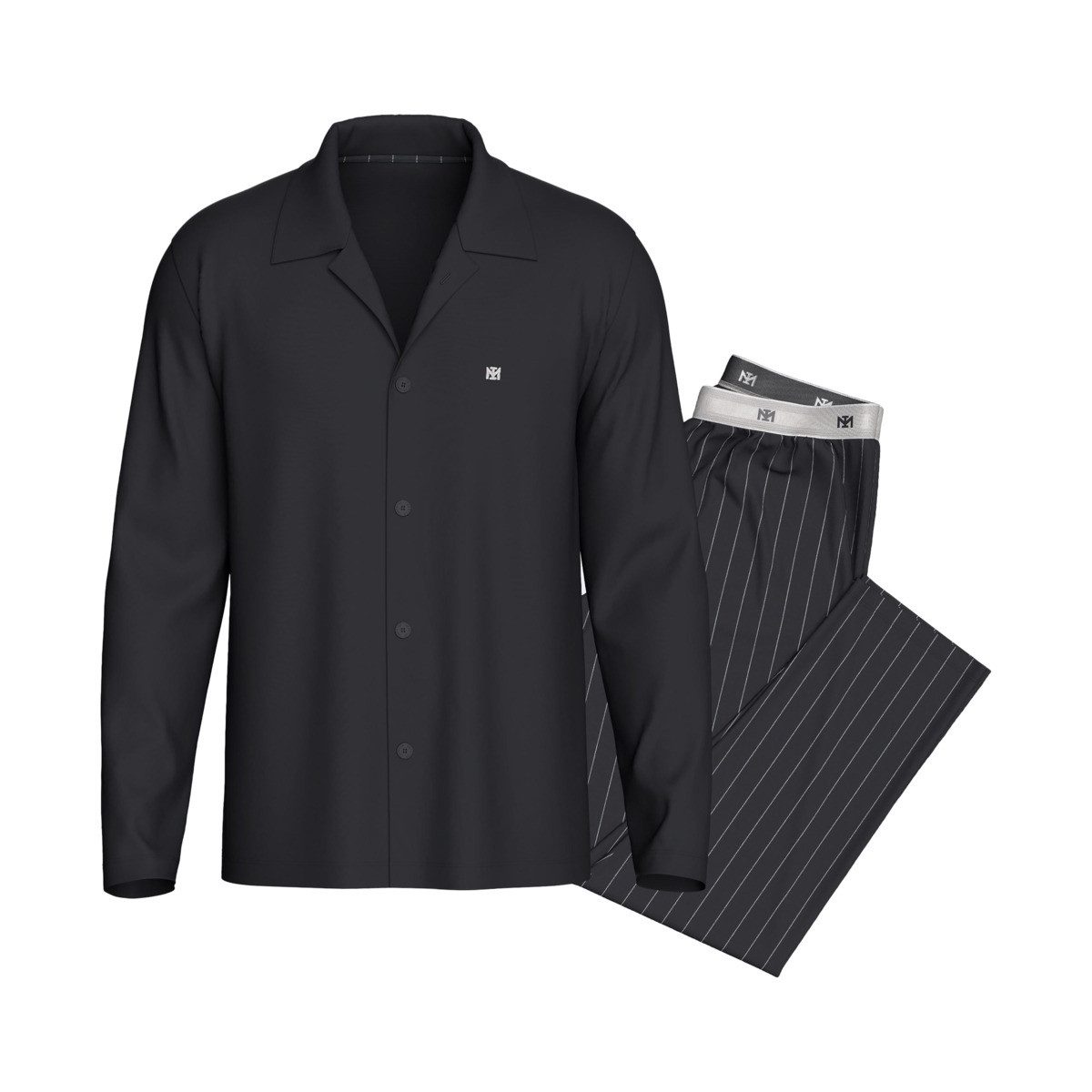 IMPETUS Pyjama IM1557M8900 Herren Schlafanzug, Zweiteiler, Nachtwäsche, Nachtgewand, Nachtzeug