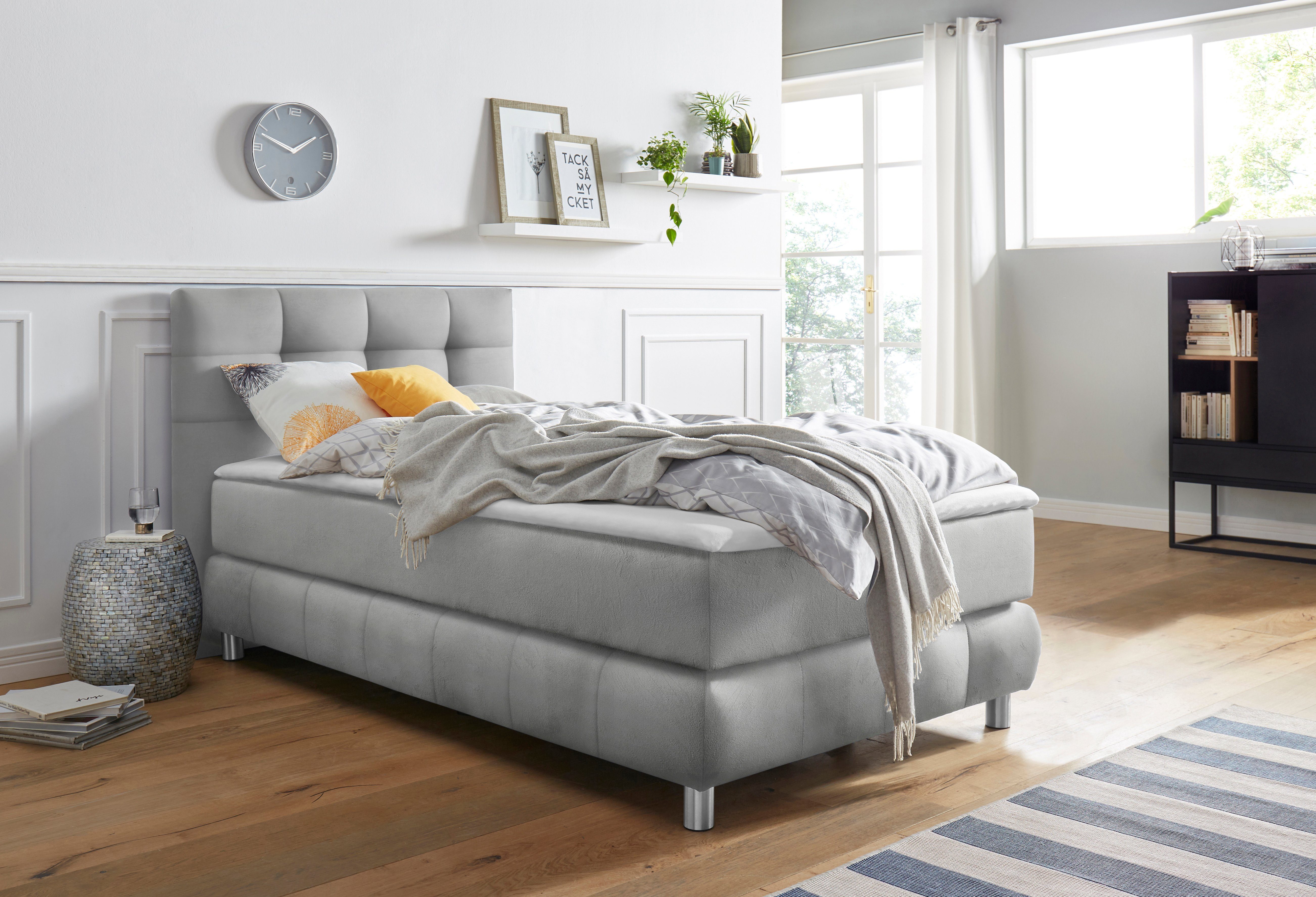 Home affaire Boxspringbett Salo, incl. Topper, 6 Breiten, 2 Härtegrade, TFK auch in Härtegrad 4