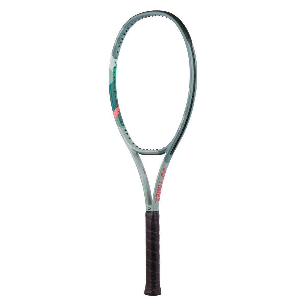 Yonex Tennisschläger Percept 100in/305g/Turnier olivegrün - unbesaitet