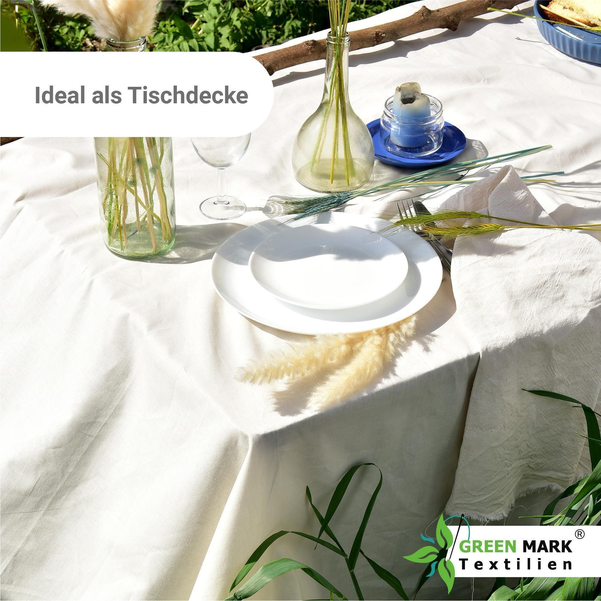 NatureMark Bettlaken klassisches Betttuch Haustuch, 100% Baumwolle, Gummizu günstig online kaufen