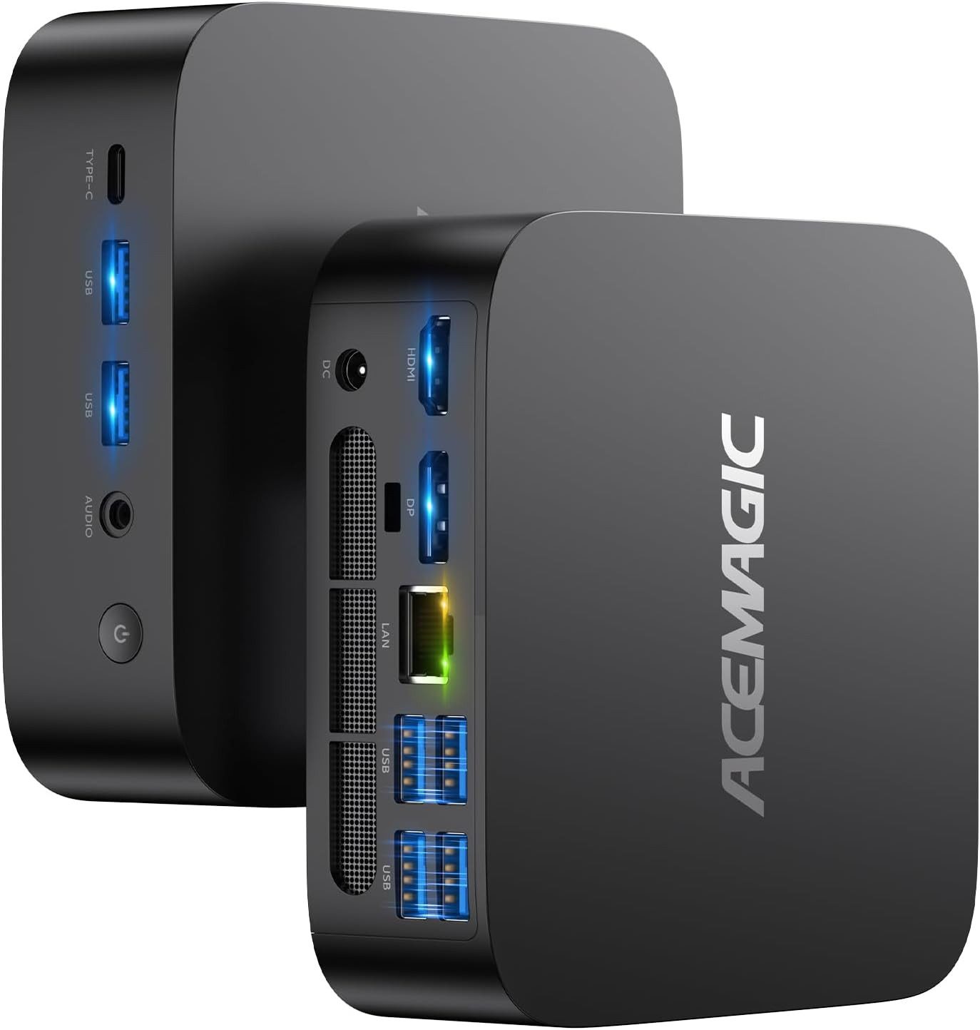 ACEMAGIC Mini PC Windows 11 Pro, 16/32 GB RAM, 512 GB SSD, AMD Ryzen 5 7430U Mini-PC (AMD Ryzen 5 7430U 7430U, AMD Radeon™ Graphics, 16 GB RAM, 512 GB SSD, Lüfterkühlung, Leise,6C/12T, 4,3 GHz, Triple 4K Display, WiFi 6/BT5.2, VESA Halterung)