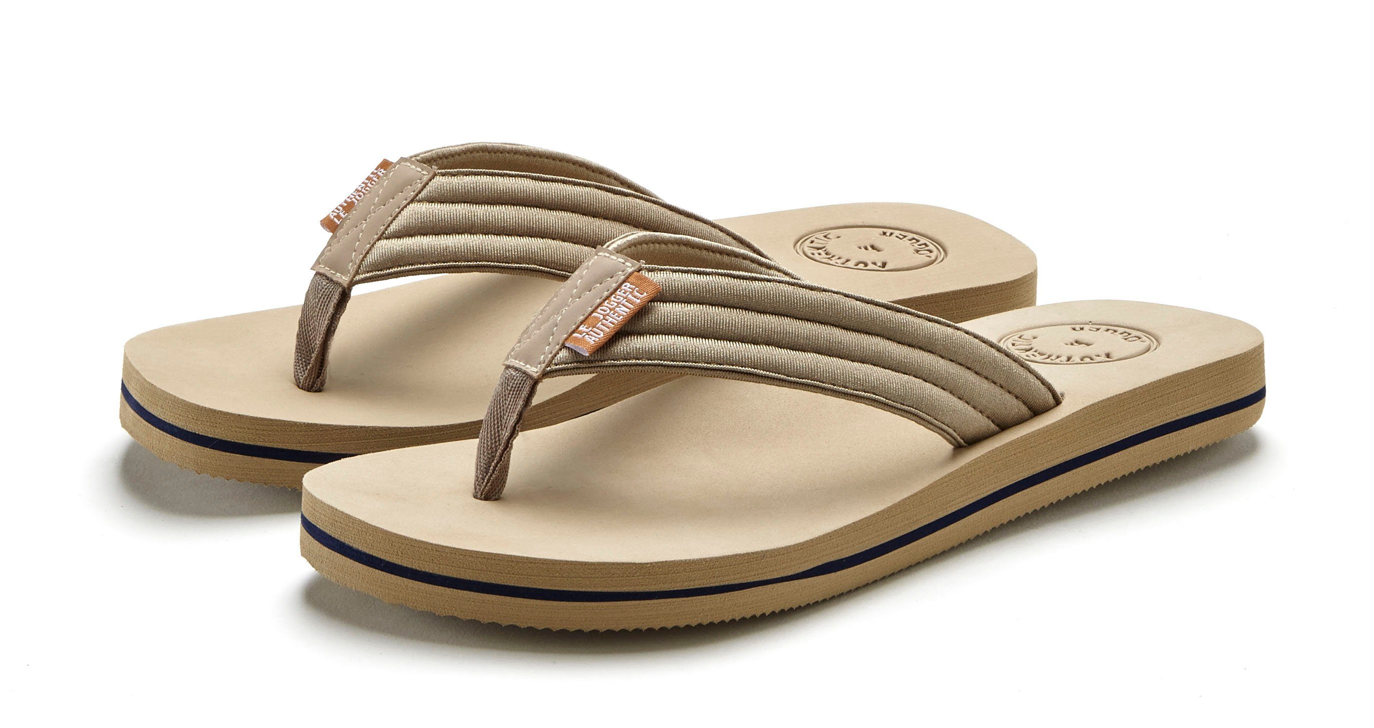 AUTHENTIC LE JOGGER Zehentrenner Pantolette, Badeschuh, ultraleichtes Mater günstig online kaufen