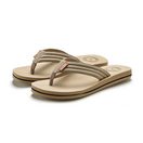 AUTHENTIC LE JOGGER Badelatsche, Flip Flop, Badepantolette, Badeschlappe, Sommerschuhe Badezehentrenner Pantolette, Zehentrenner mit ultraleichter Sohle Unisex VEGAN