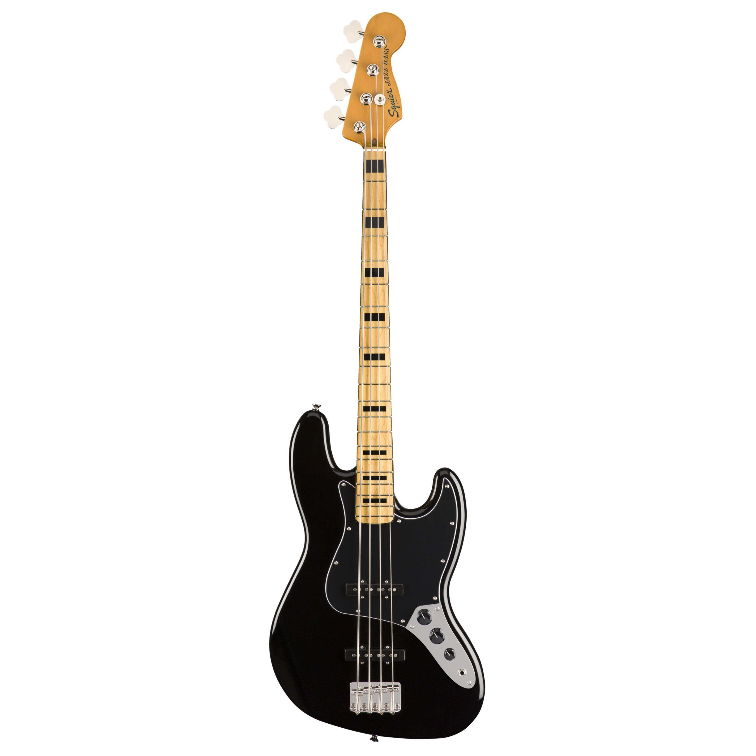 Squier E-Bass, E-Bässe, 4-Saiter E-Bässe, Classic Vibe '70s Jazz Bass Black - E-Bass