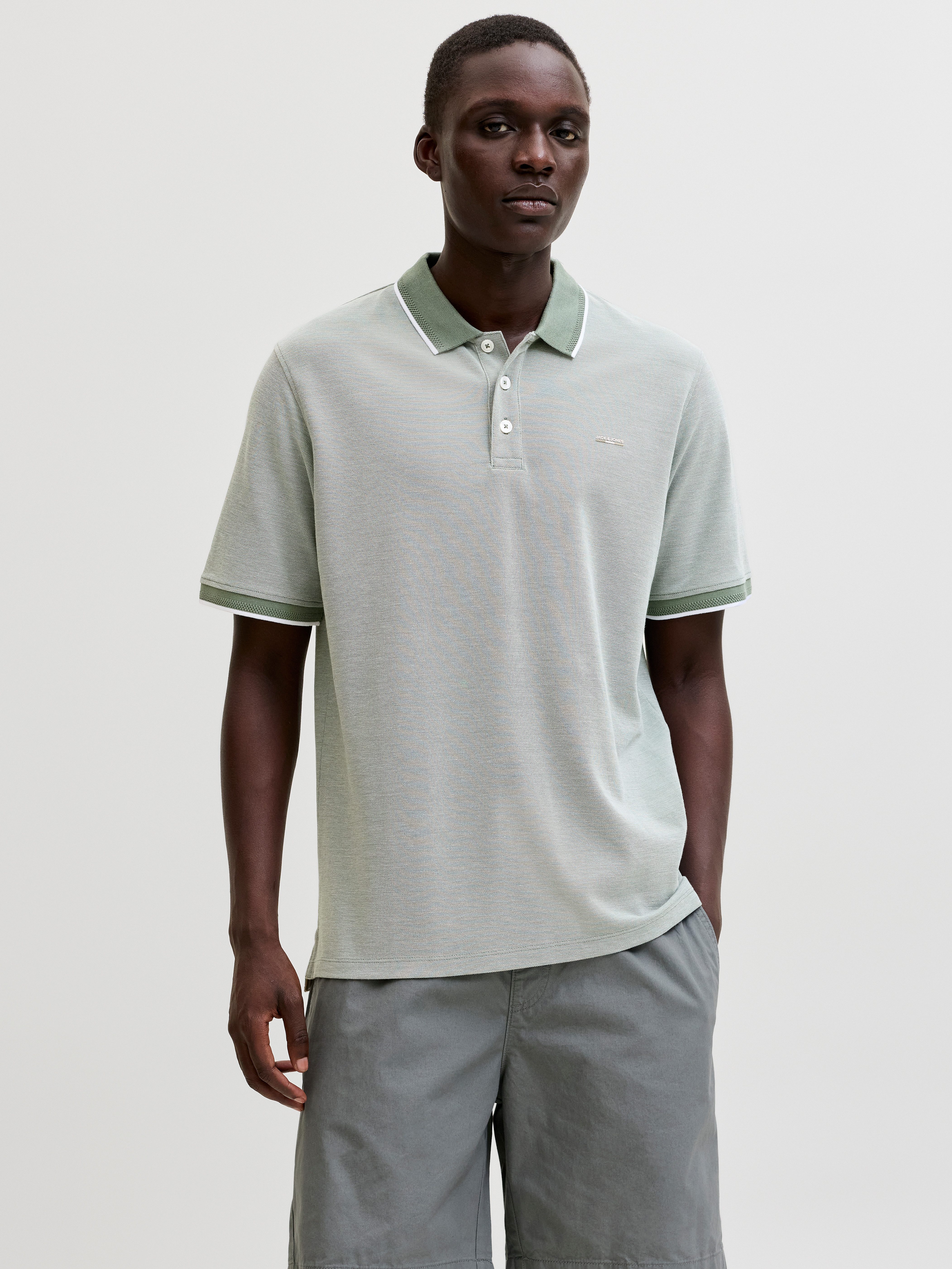 Jack & Jones Poloshirt JPRBLUALVES SS POLO SN mit Logo Stickerei günstig online kaufen