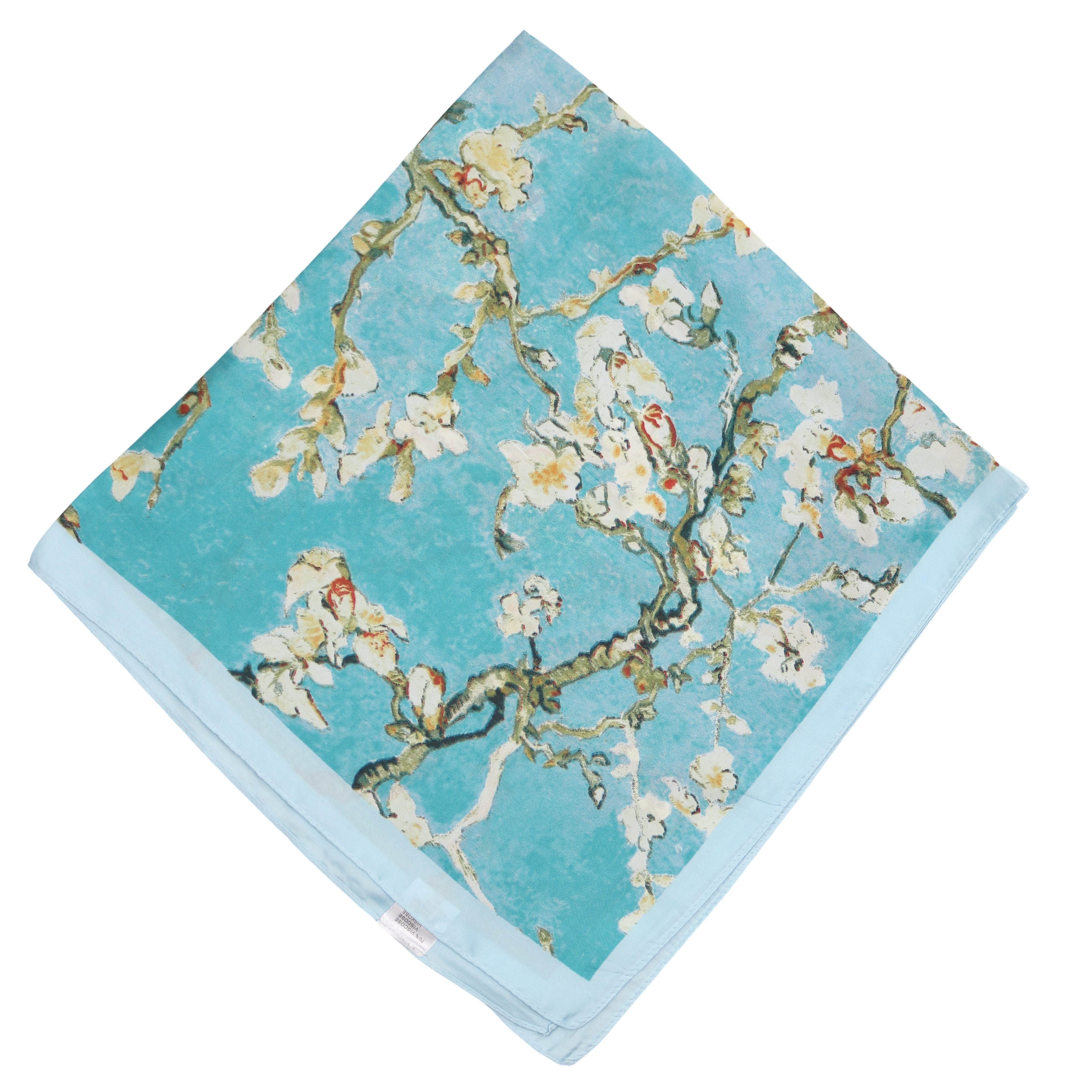 MIRROSI Nickituch Vierecktuch ca. 66x66cm wunderschöne Mustern, Damen Halstuch ideal für Frühling, Sommer oder Herbst