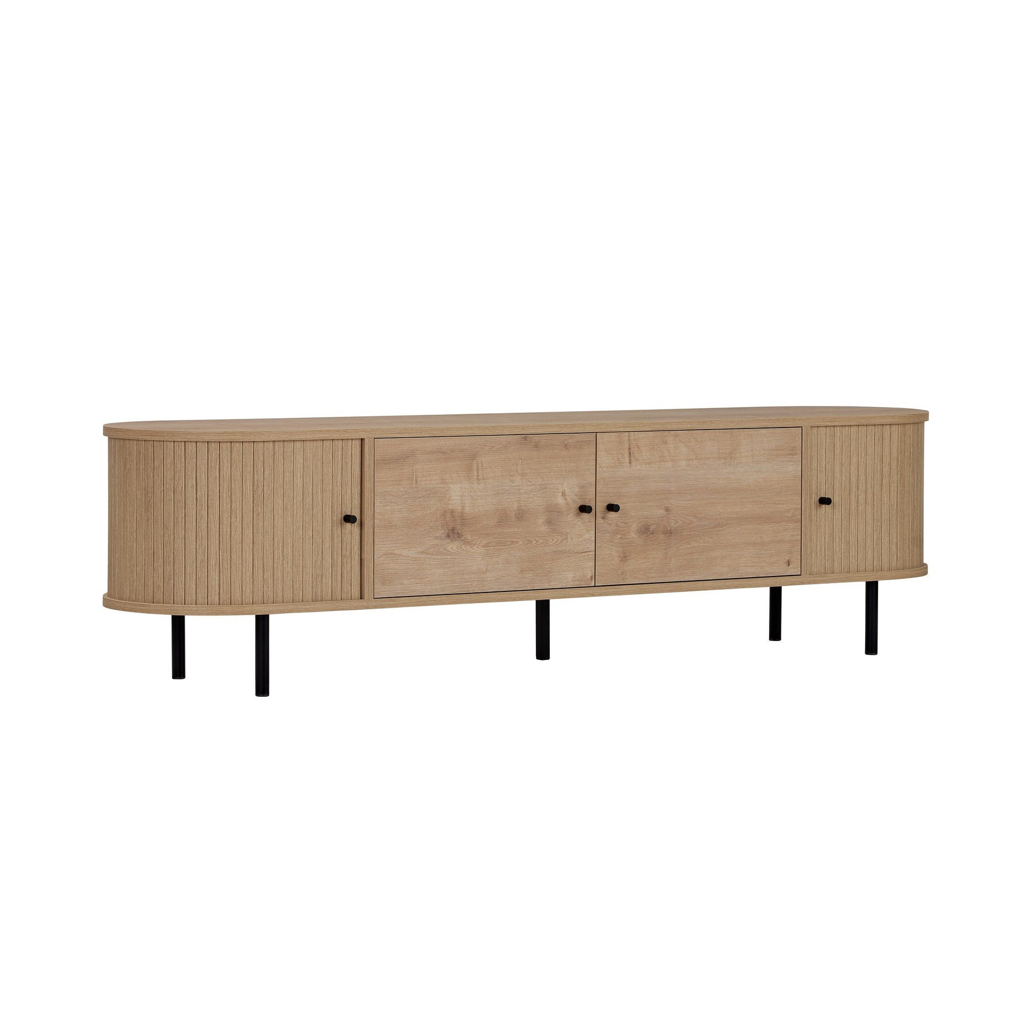 Skye Decor Lowboard Gentle (1 St., 1-teilig), mit Schiebetüren, Soft-Close-Funktion, Japandi-Design