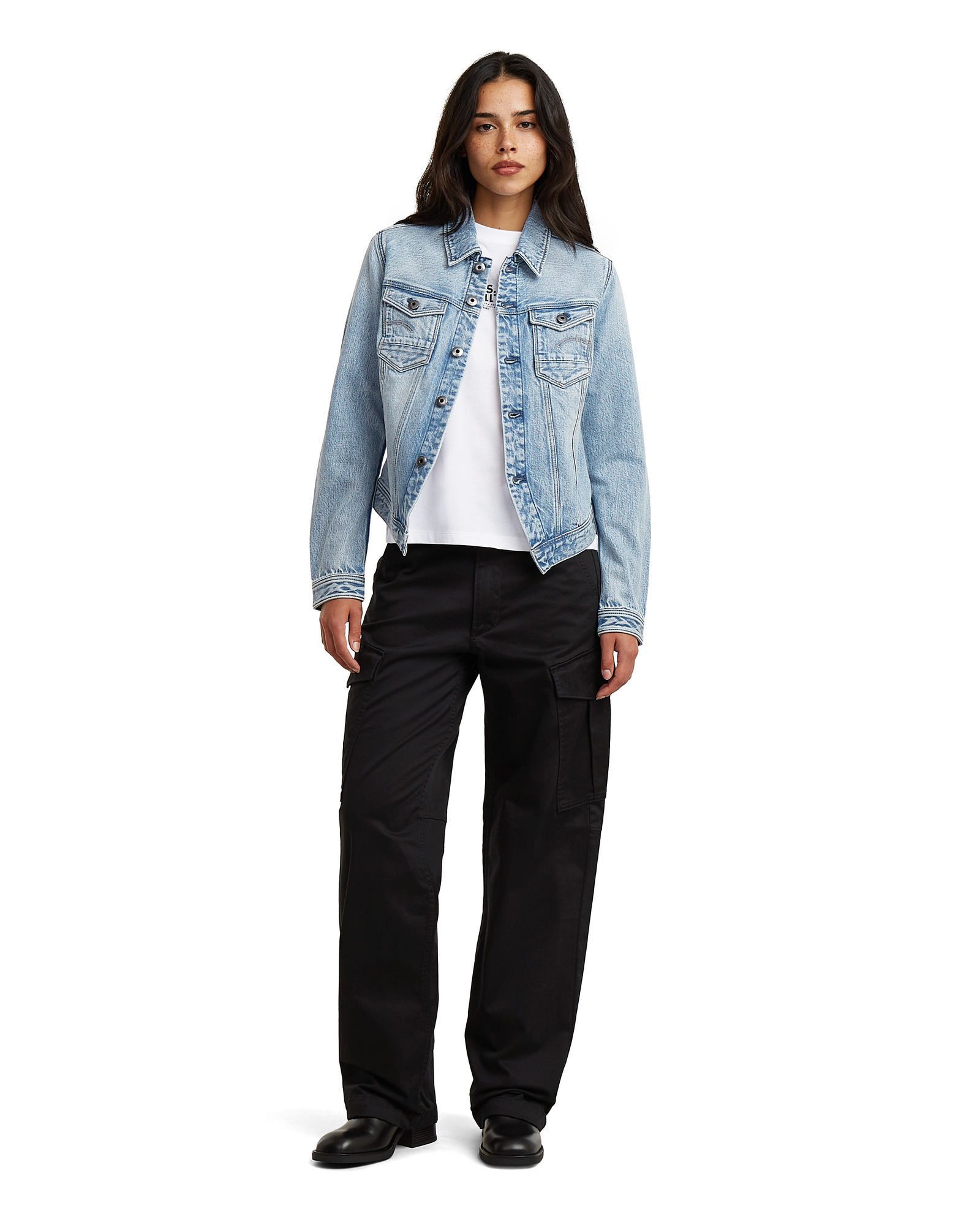 G-STAR Jeansjacke Pitched Hem Slim Jacke