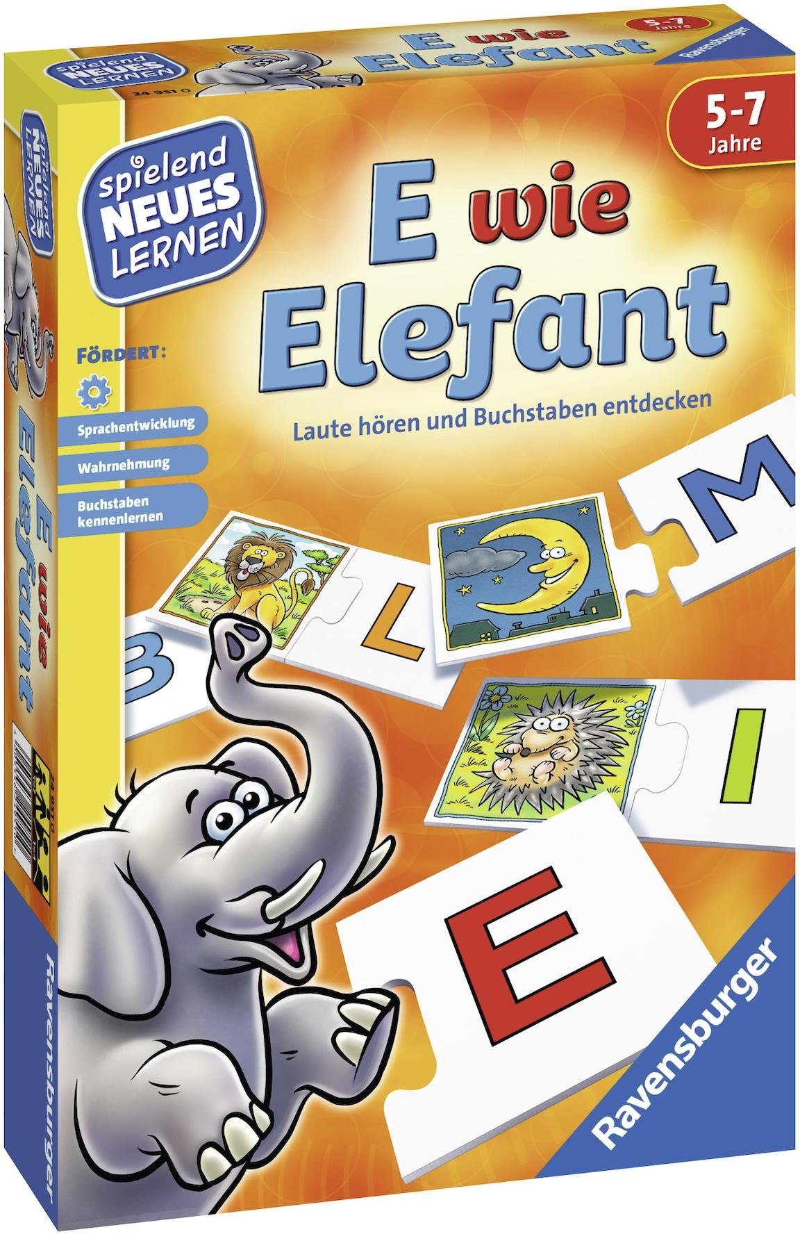 Ravensburger Spiel E wie Elefant, Made in Europe