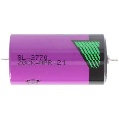 Tadiran Sonnenschein Inorganic Lithium Battery SL-2770, SL-770, SL-770/P Batterie, (3,6 V)