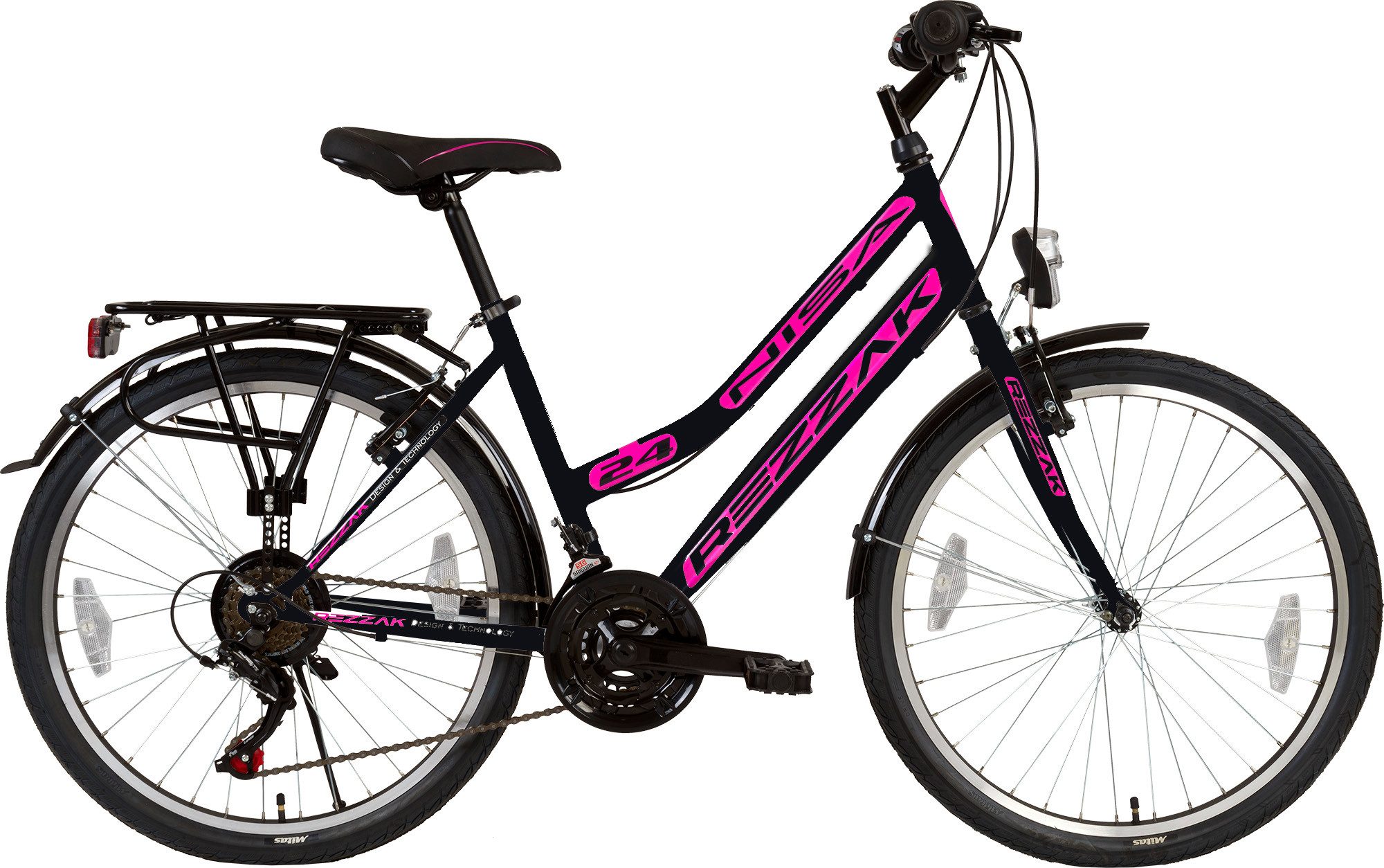 Cityrad 24 Zoll Fahrrad Mädchenfahrrad Kinderfahrrad 087