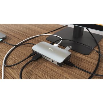 I-TEC Laptop-Dockingstation USB-C Metal Nano HDMI/VGA mit LAN, + Power Delivery 100 W