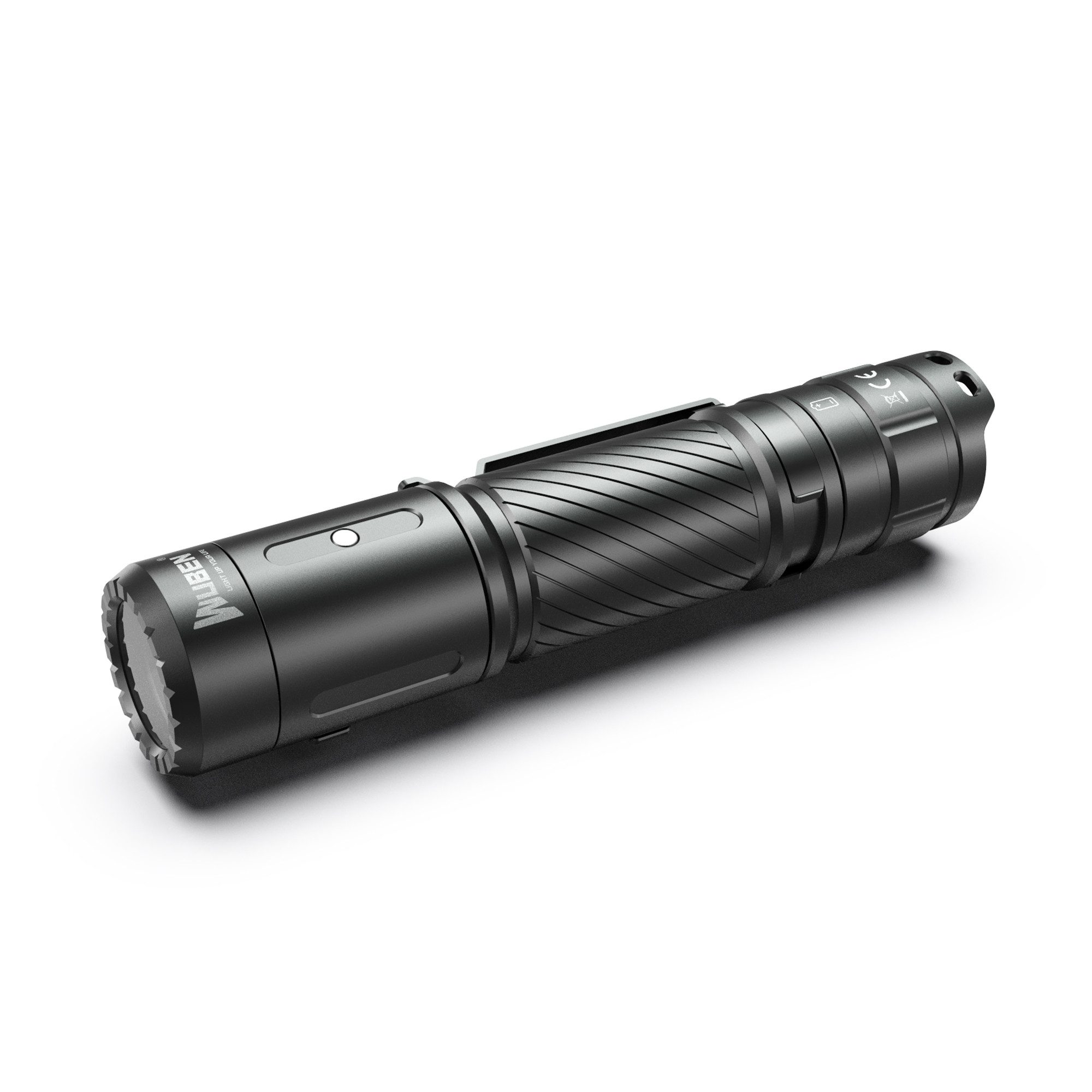 Wuben LED Taschenlampe C3, 1200 lm, 179 m Leuchtweite, IP68, 6 Modi, USB, robustes Alu, kompakt