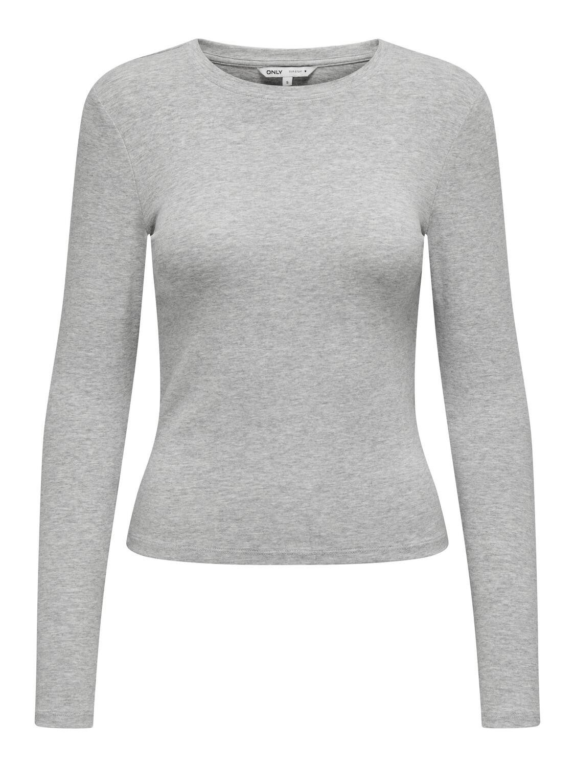 ONLY Langarmshirt ONLRILEY O-NECK L/S TOP günstig online kaufen