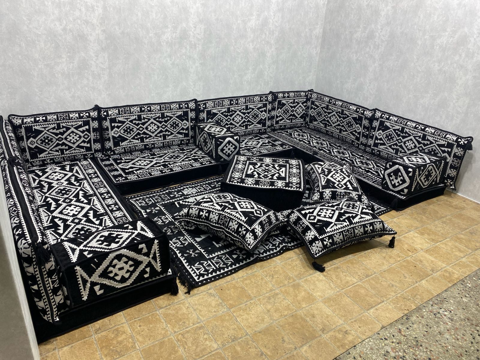 CaddeBuy Sofa Arabisches Majlis, Bodensofa, Kelim, Orientalisches Sofa, Sar günstig online kaufen