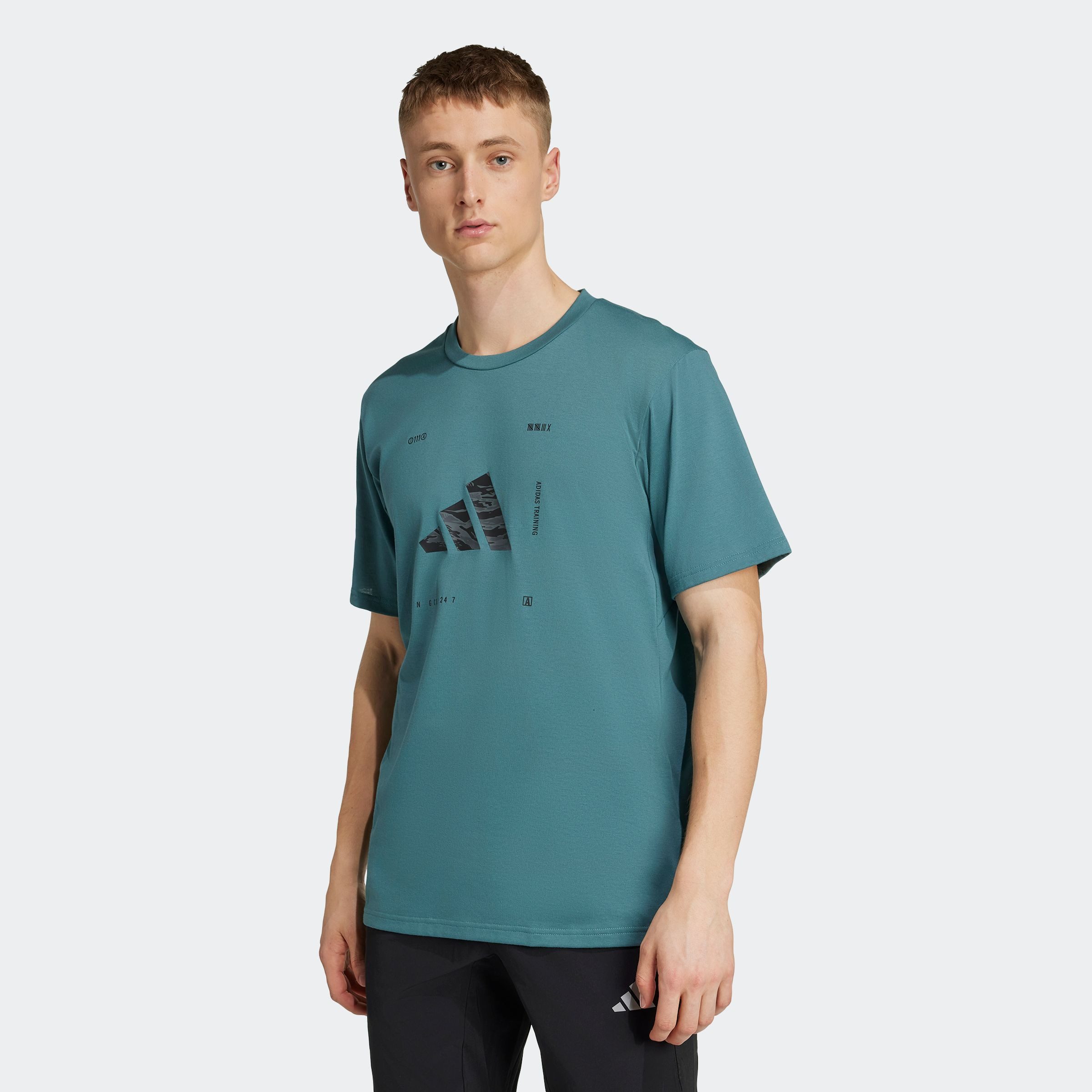 adidas Performance T-Shirt CLIMACOOL TRAINING CAMO LOGO GRAPHIC Trainingssh günstig online kaufen