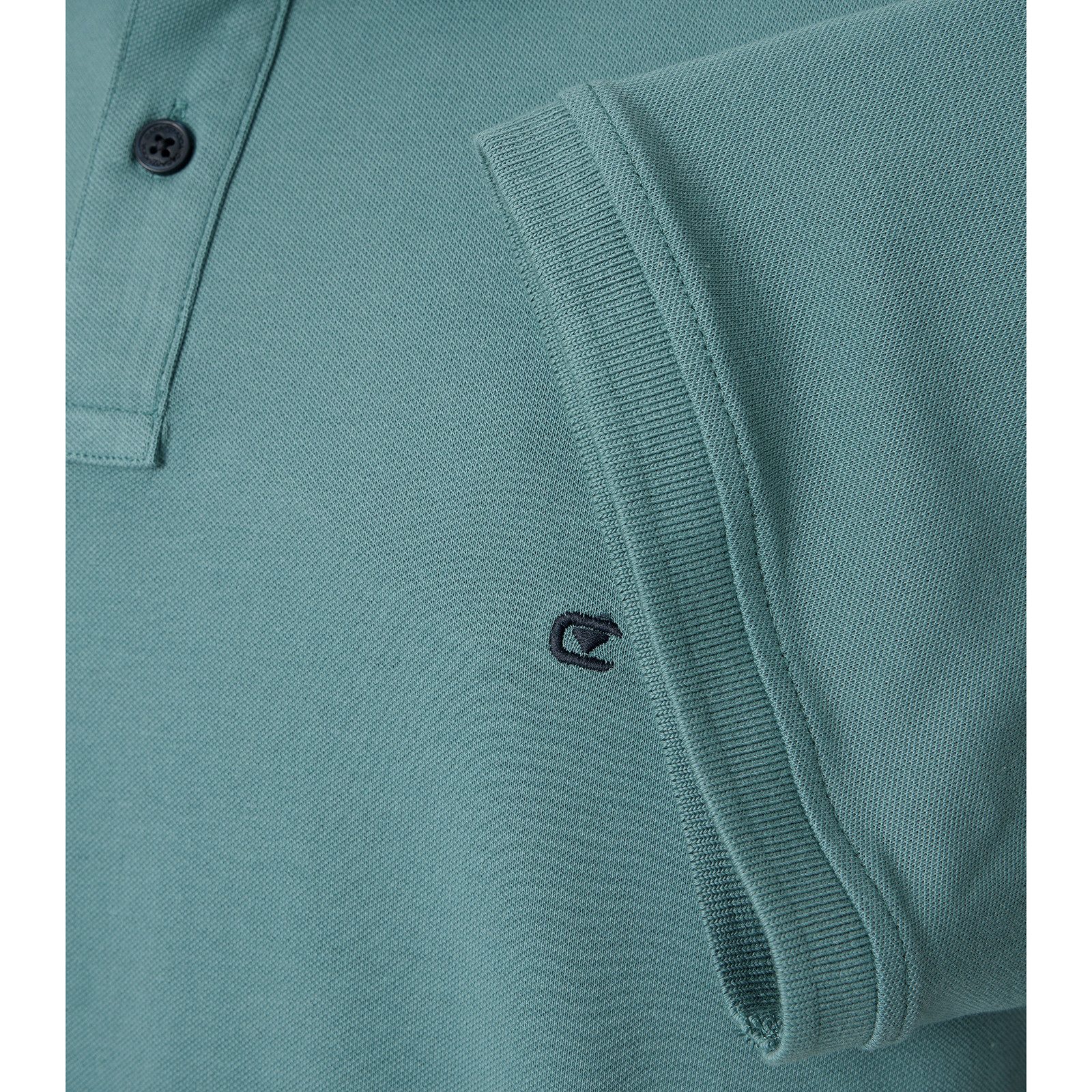 CASAMODA Poloshirt CasaModa Stretch-Poloshirt Übergröße dunkelmint