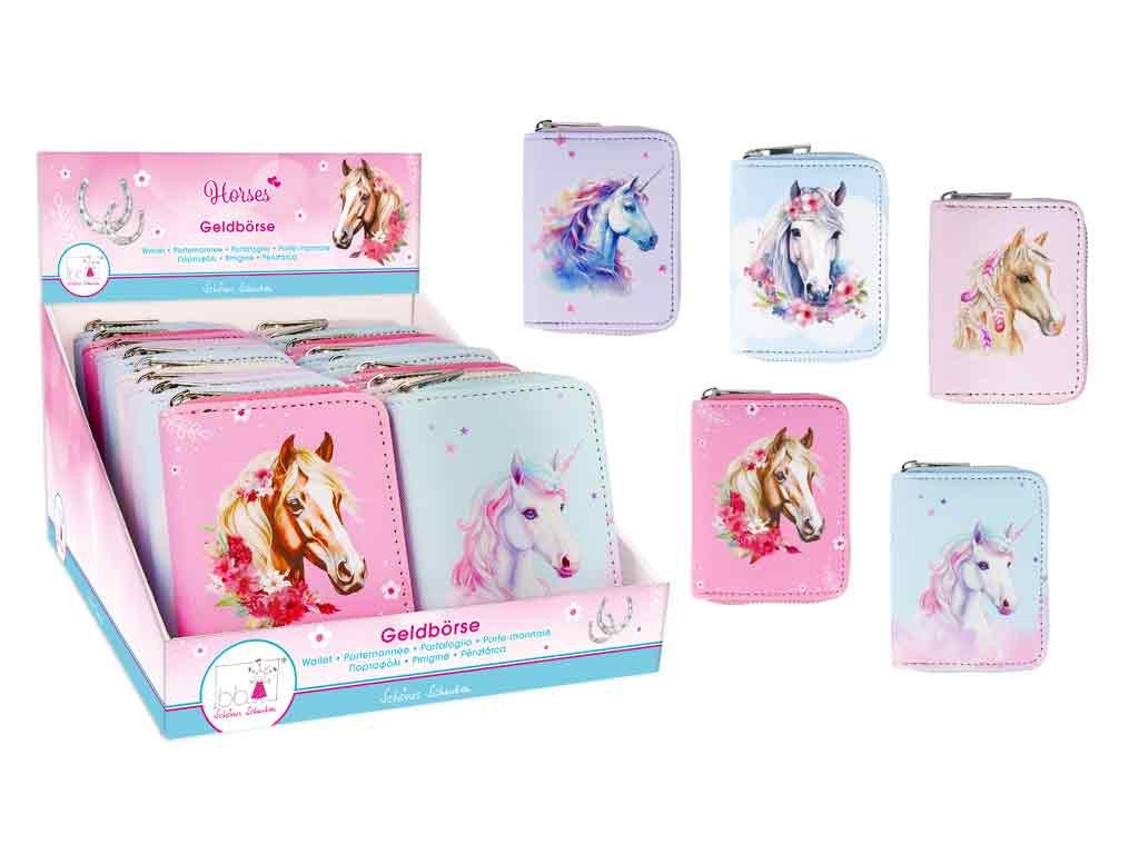 bb Klostermann Geldbörse BB Klostermann Kindergeldbörse Geldbeutel Pferd, sortiert