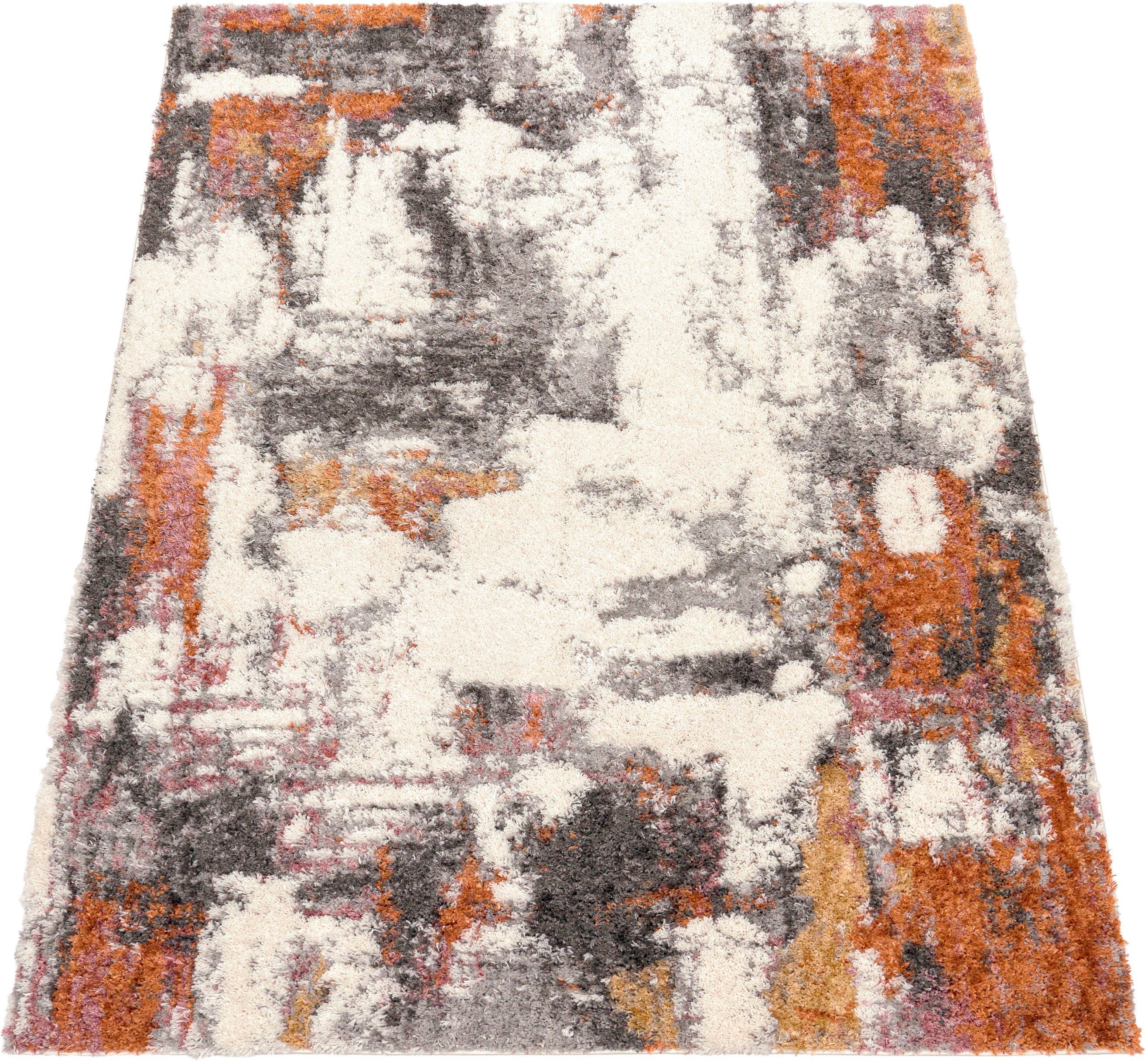 Paco Home Hochflor-Teppich Vincenza 282, rechteckig, Höhe: 34 mm, samtweich günstig online kaufen