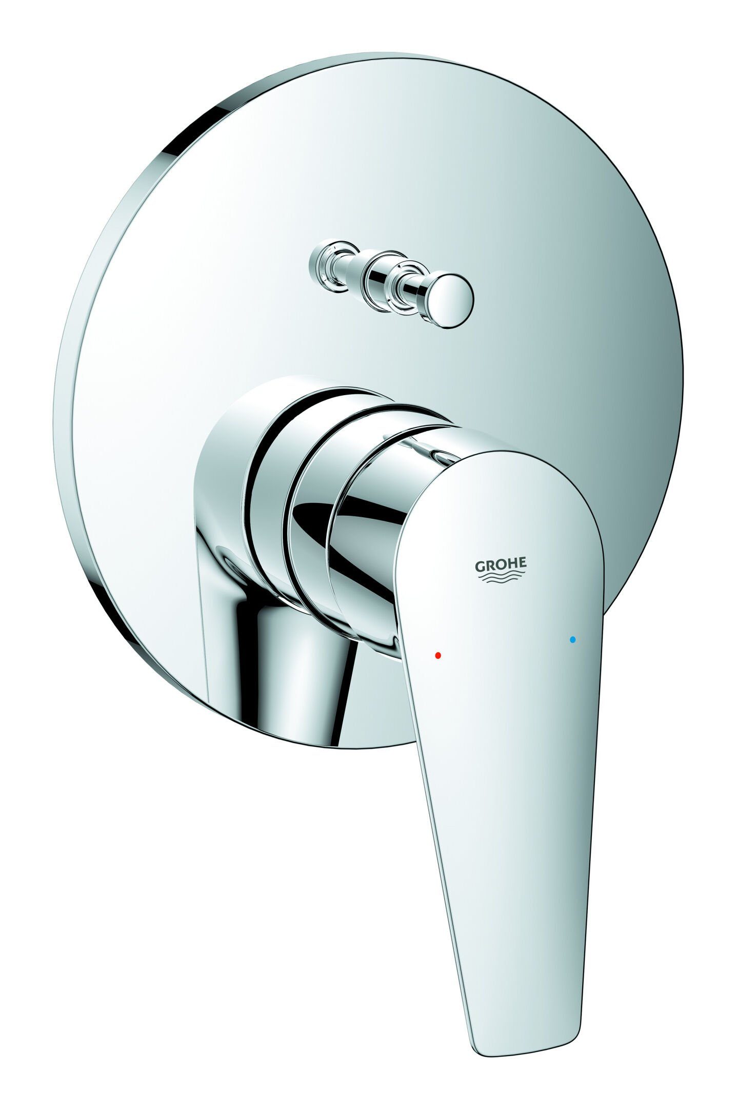 Grohe Wannenarmatur BauEdge Einhand-Wannenbatterie Unterputz - Chrom