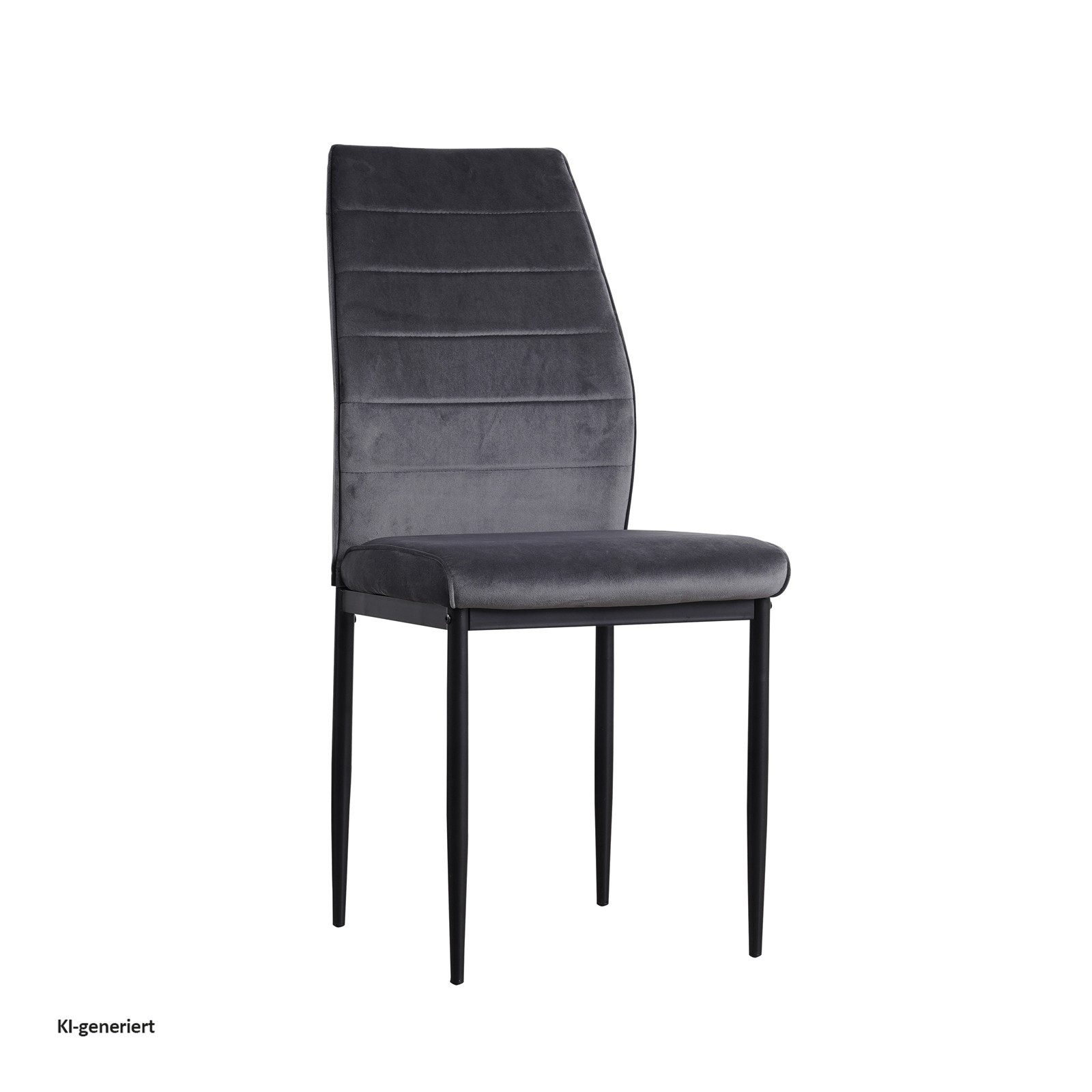 HTI-Living Esszimmerstuhl Stuhl Madison Velvet Grau (Stück, 1 St), Esszimmerstuhl Samt