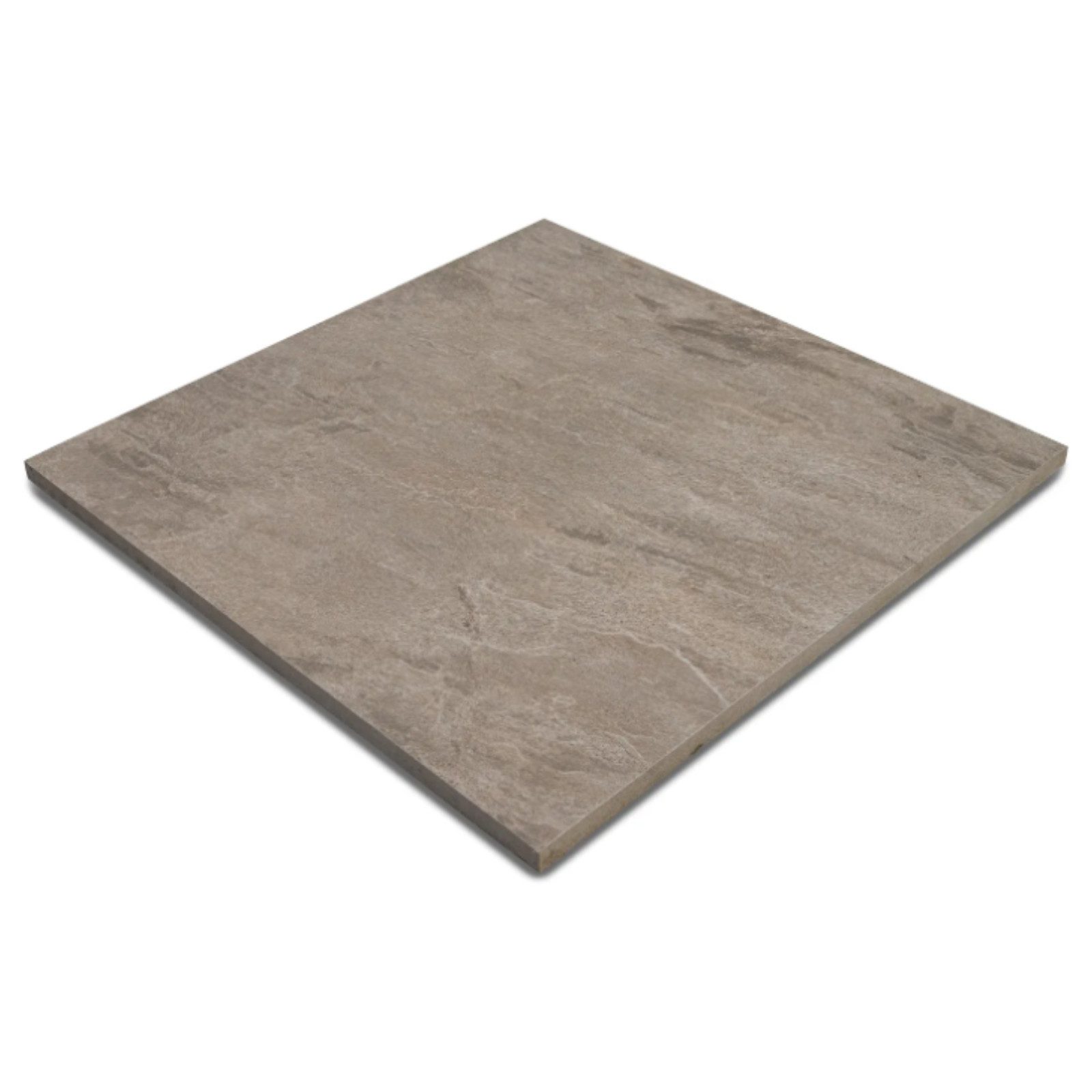 Hori Terrassenplatte HORI Terrassenplatten Feinsteinzeug Steinoptik, Boden für Outdoor, Feinsteinzeug 60x60, Mocca, Feinsteinzeug, Massiv, Rutschhemmend,Hohe Belastbarkeit,Pflegeleicht