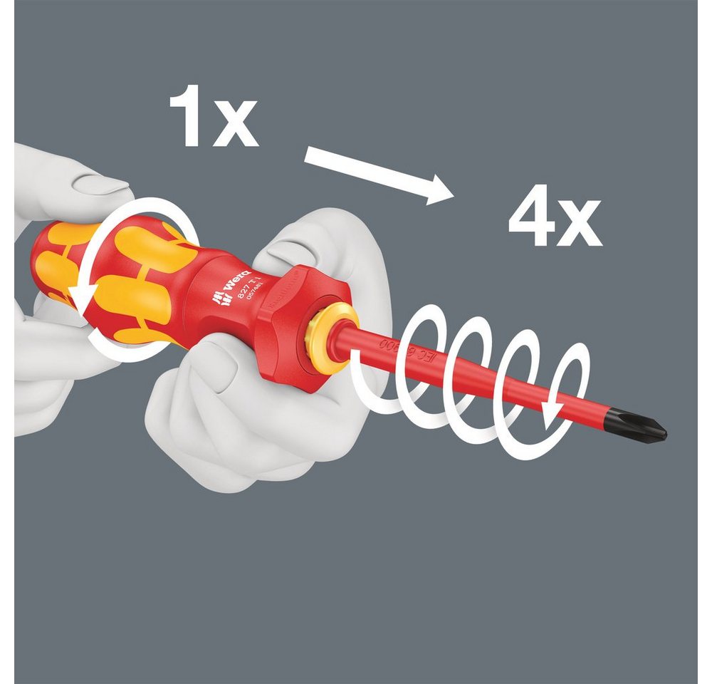 Thumbnail - Wera Bithalter Wera 05057481001 827 T i Kraftform Turbo Handhalter 150 mm
