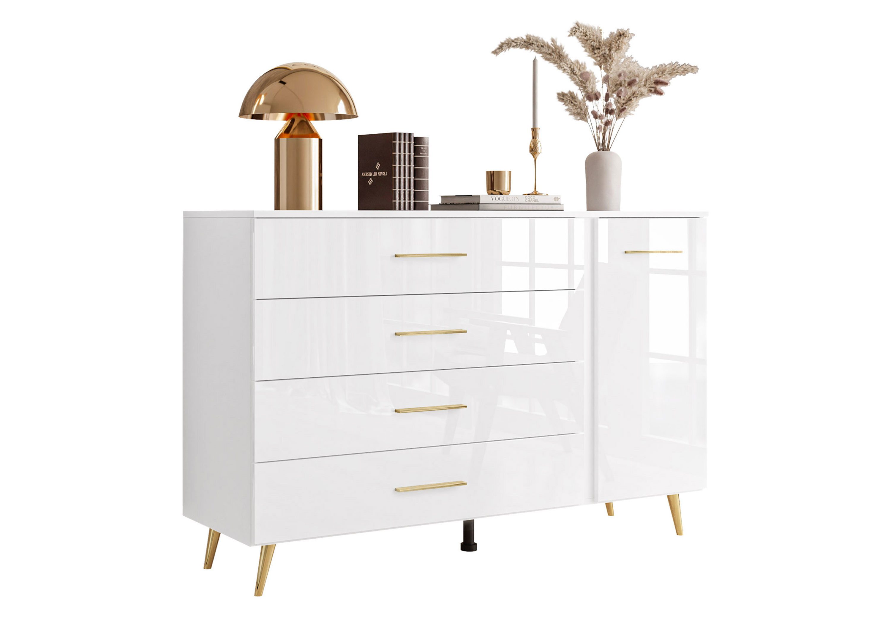 Lookway Kommode AURA II mit Schubladen und LED Beleuchtung