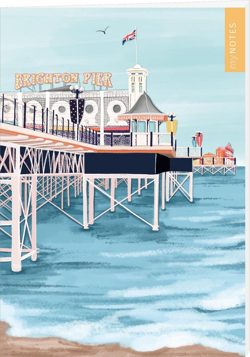 myNOTES Papeterie: Notizheft Simply, Katy – Brighton Pier / diverse