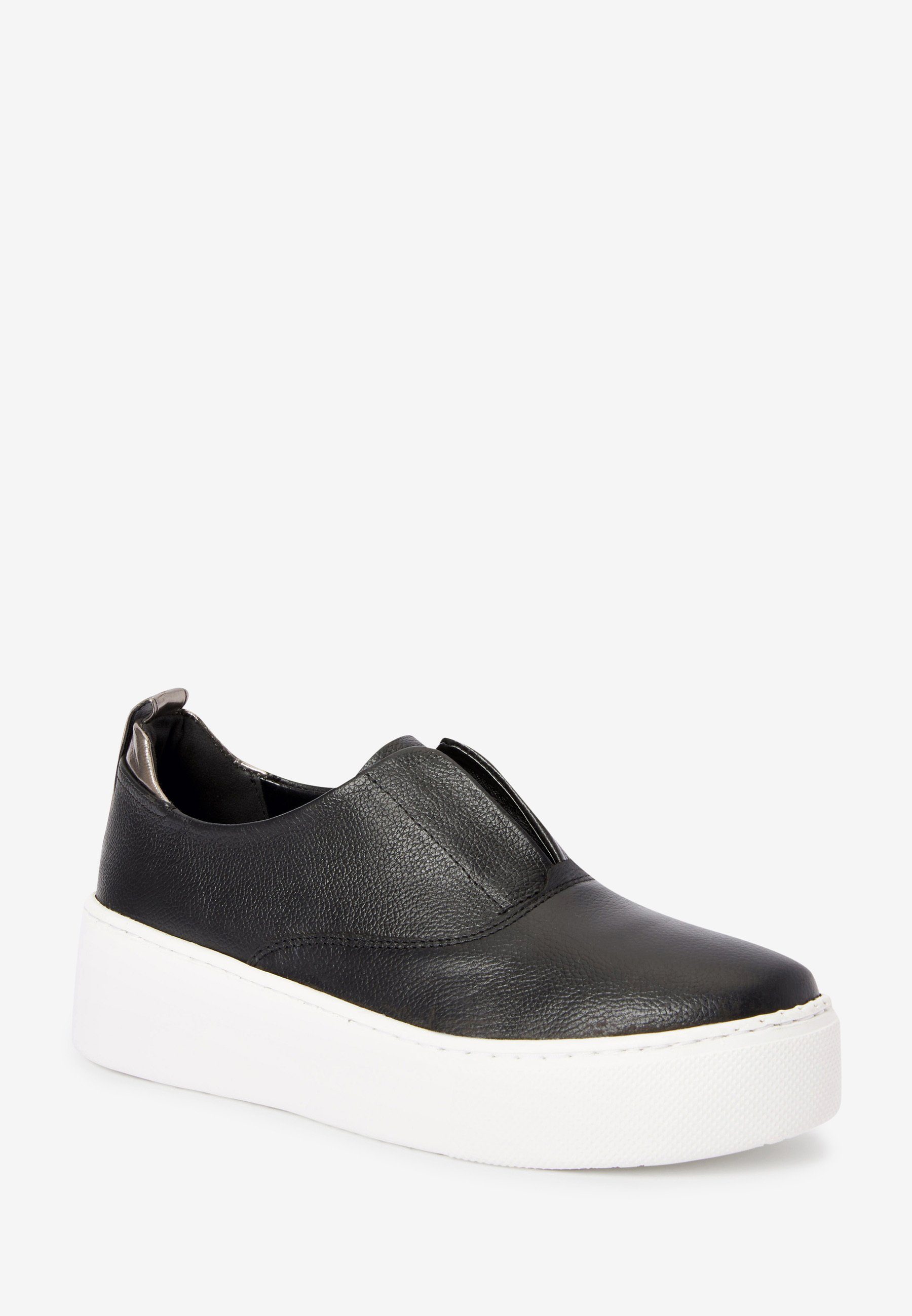 Next Signature Slip-in-Sneaker mit Keilabsatz Sneaker (1-tlg) Black/White